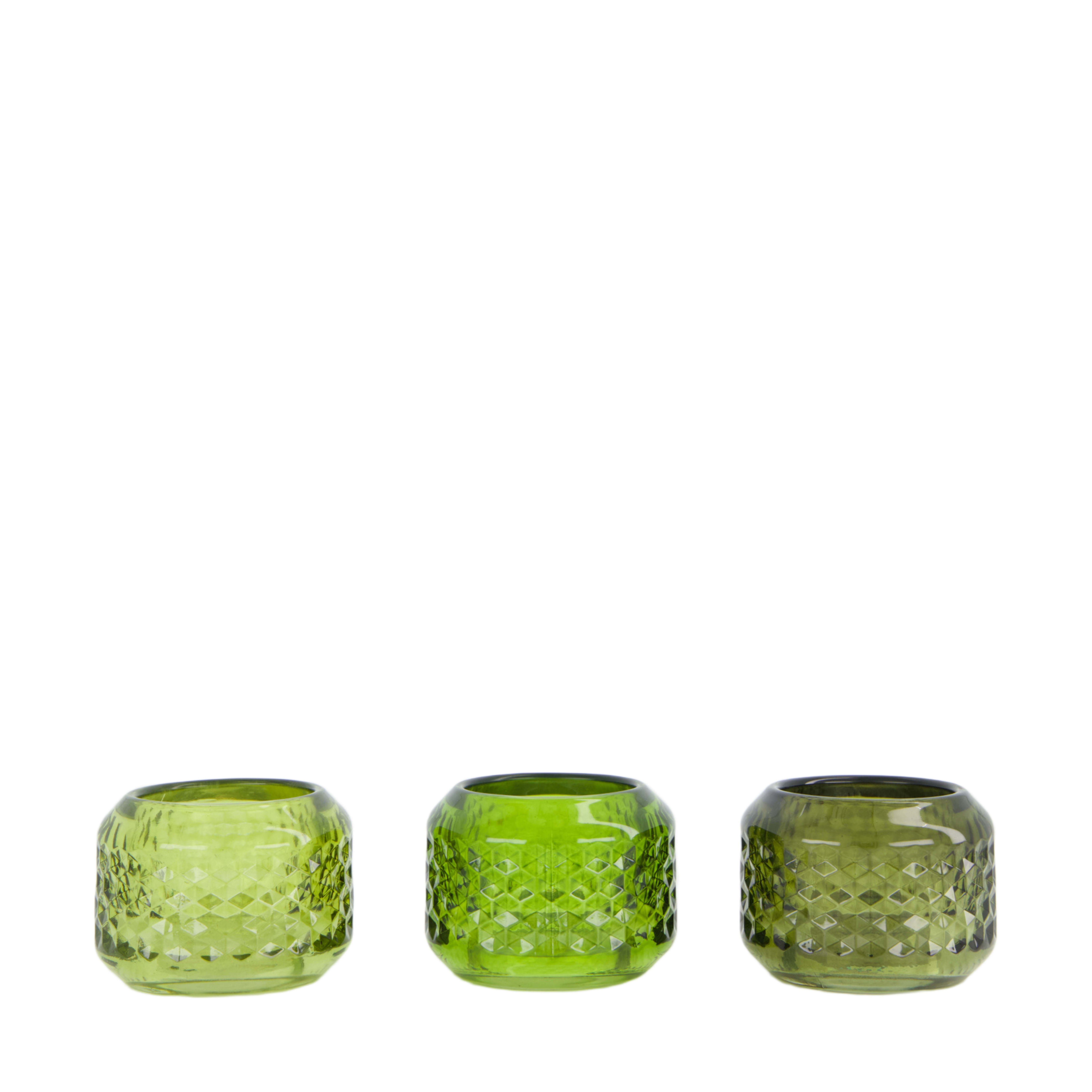 Awes lantern, assorted green H: 7 cm Decofinder