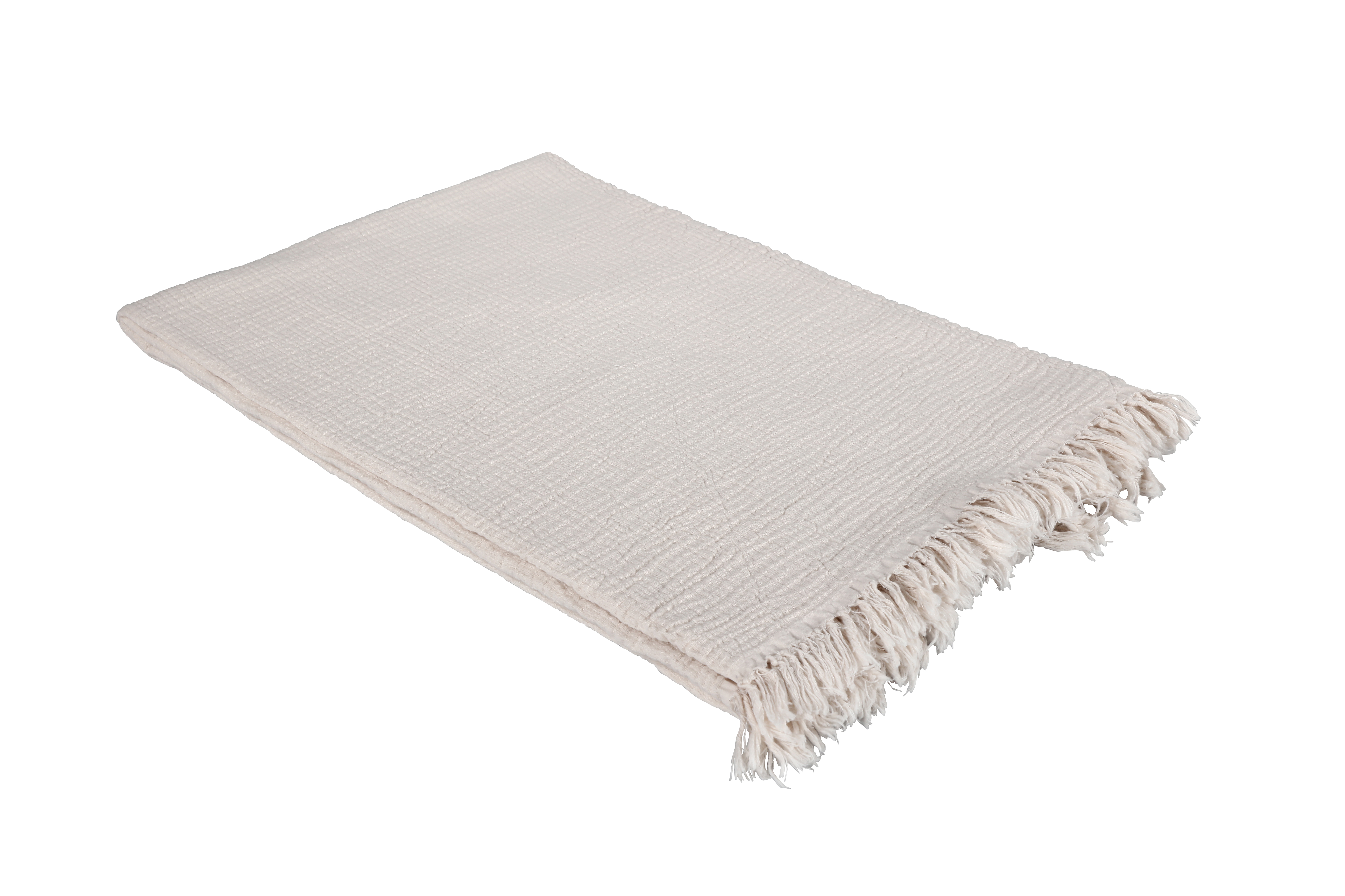 Eskitex AG Plaid Nizza Natur 140x210 cm  | Schubiger Möbel