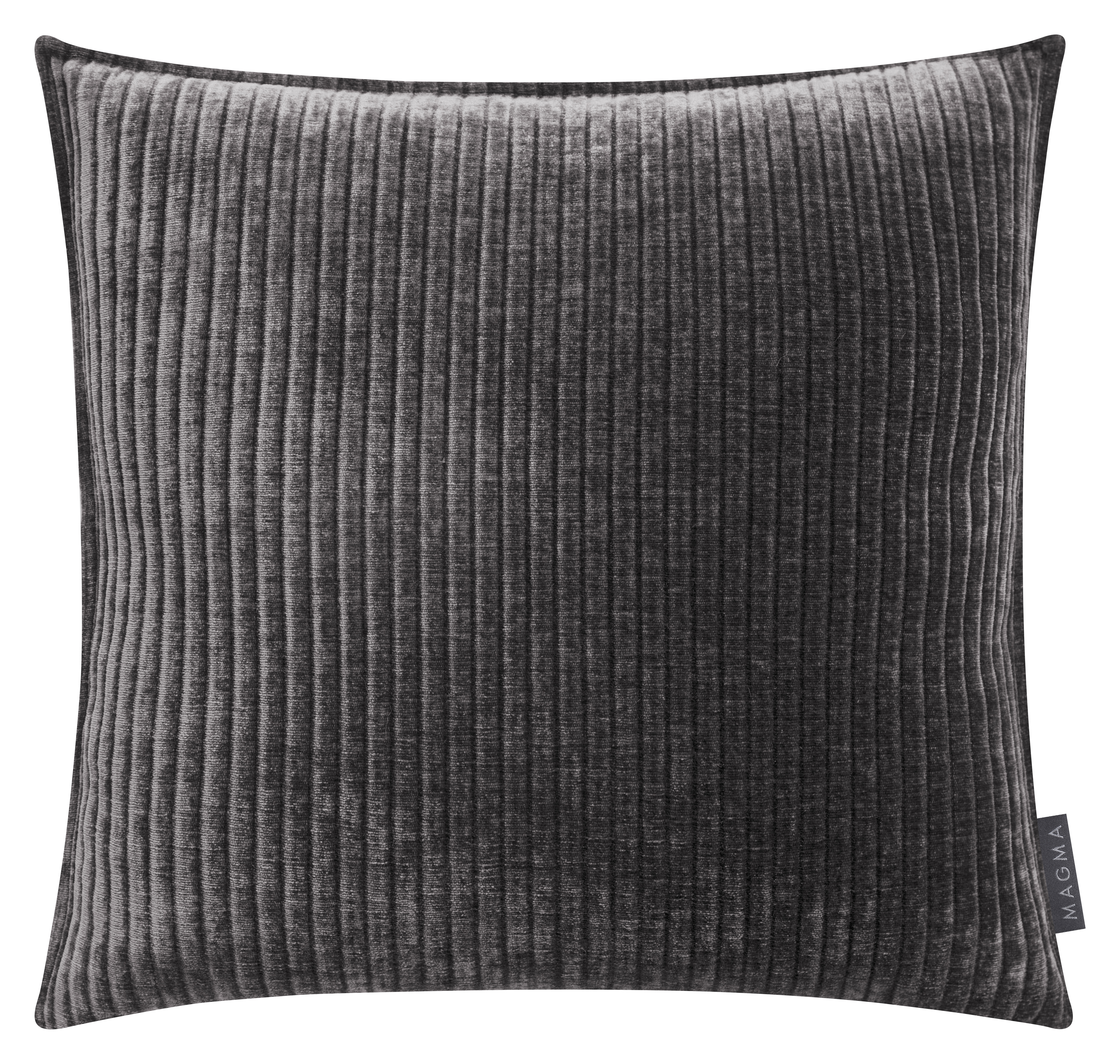 Kissenhülle Viale, Anthrazit 45x45 cm Magma / Farbe:
