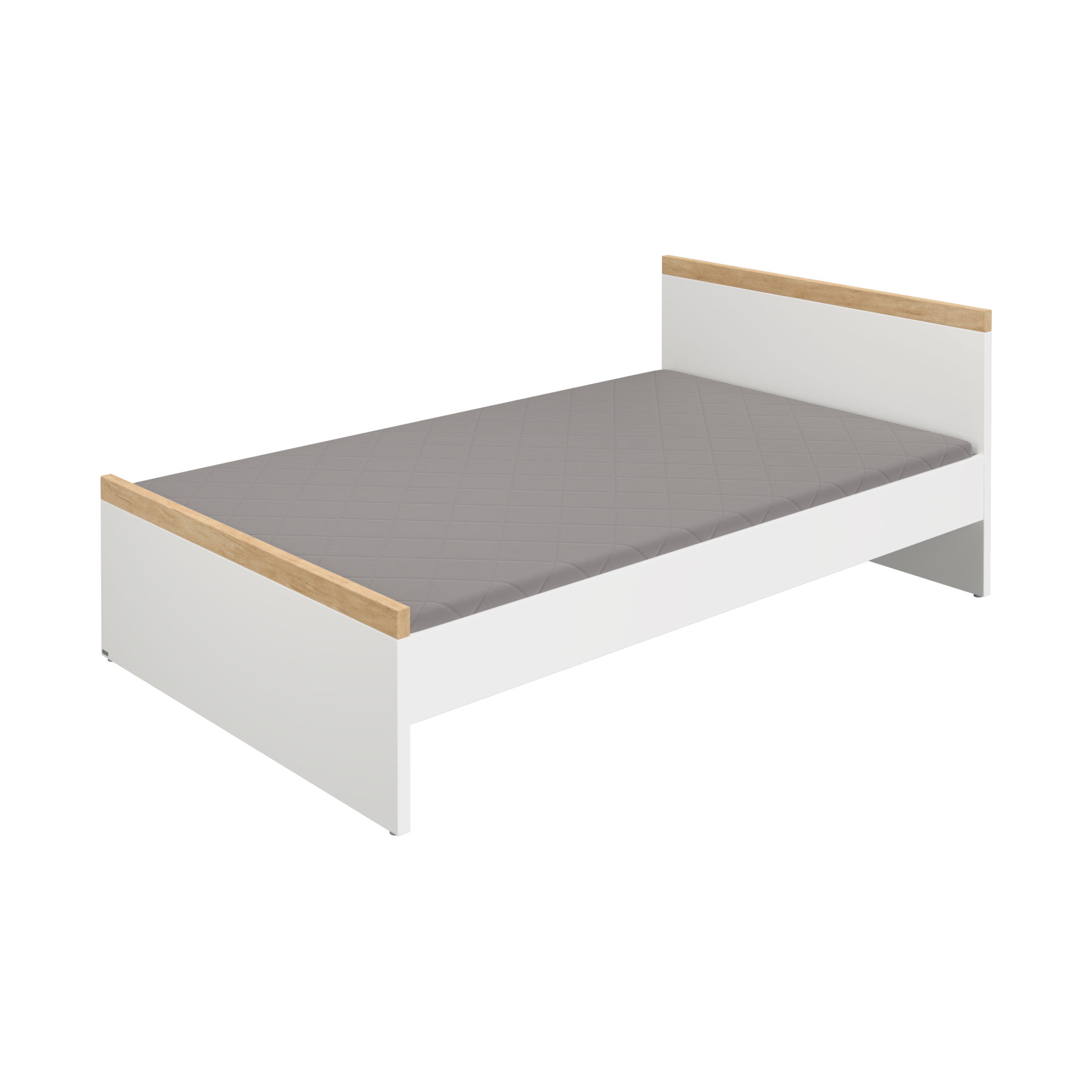 Jugendbett Kira von Paidi / Farbe: Eiche-Nebraska / Grösse: 96 x 206 cm
