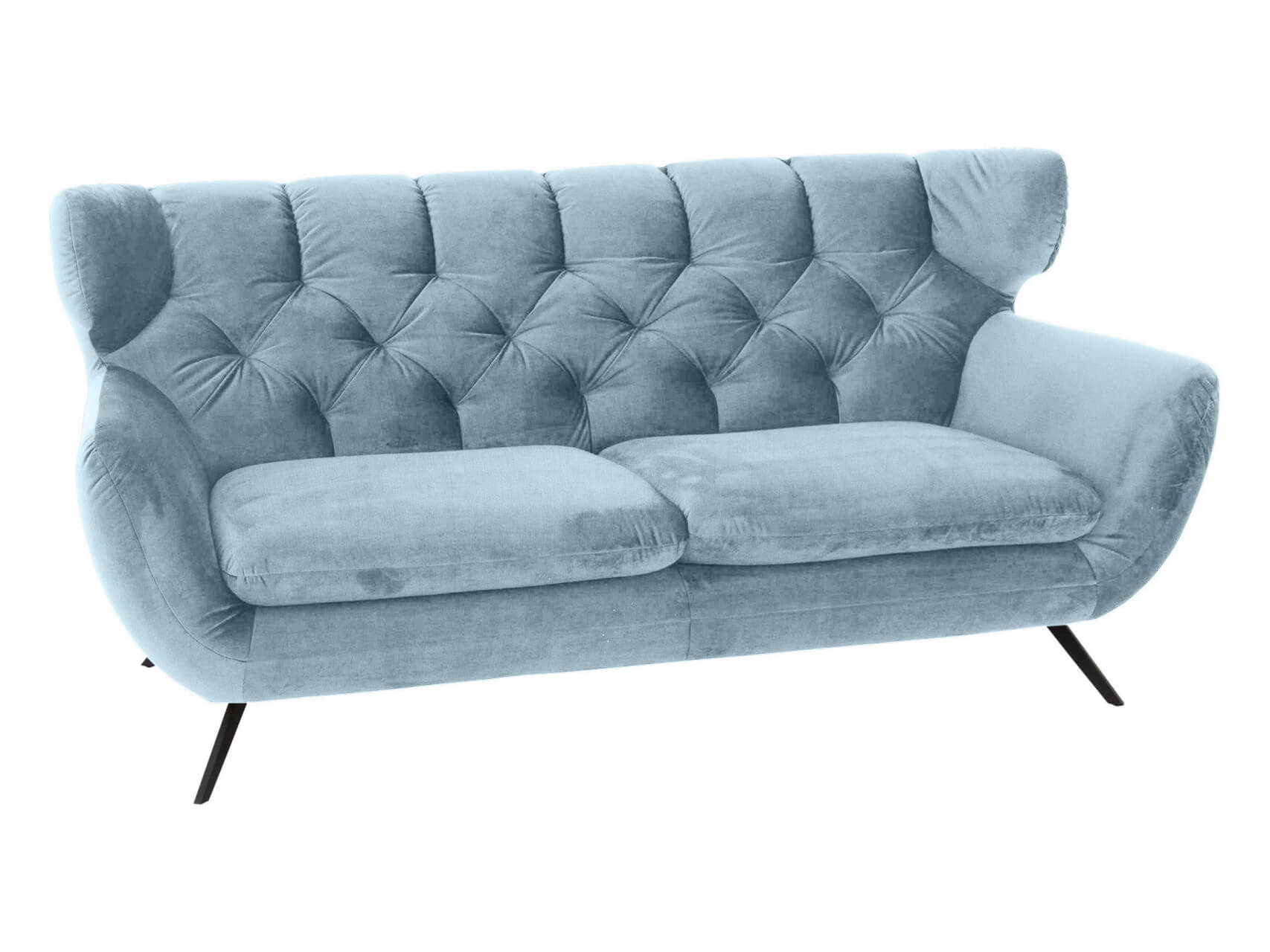 Sofa Sante fe Basic B: 200 cm Candy / Farbe: Aqua / Material: Stoff Basic