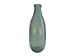 Flasche Glas Hellgrün H: 15 cm Decofinder