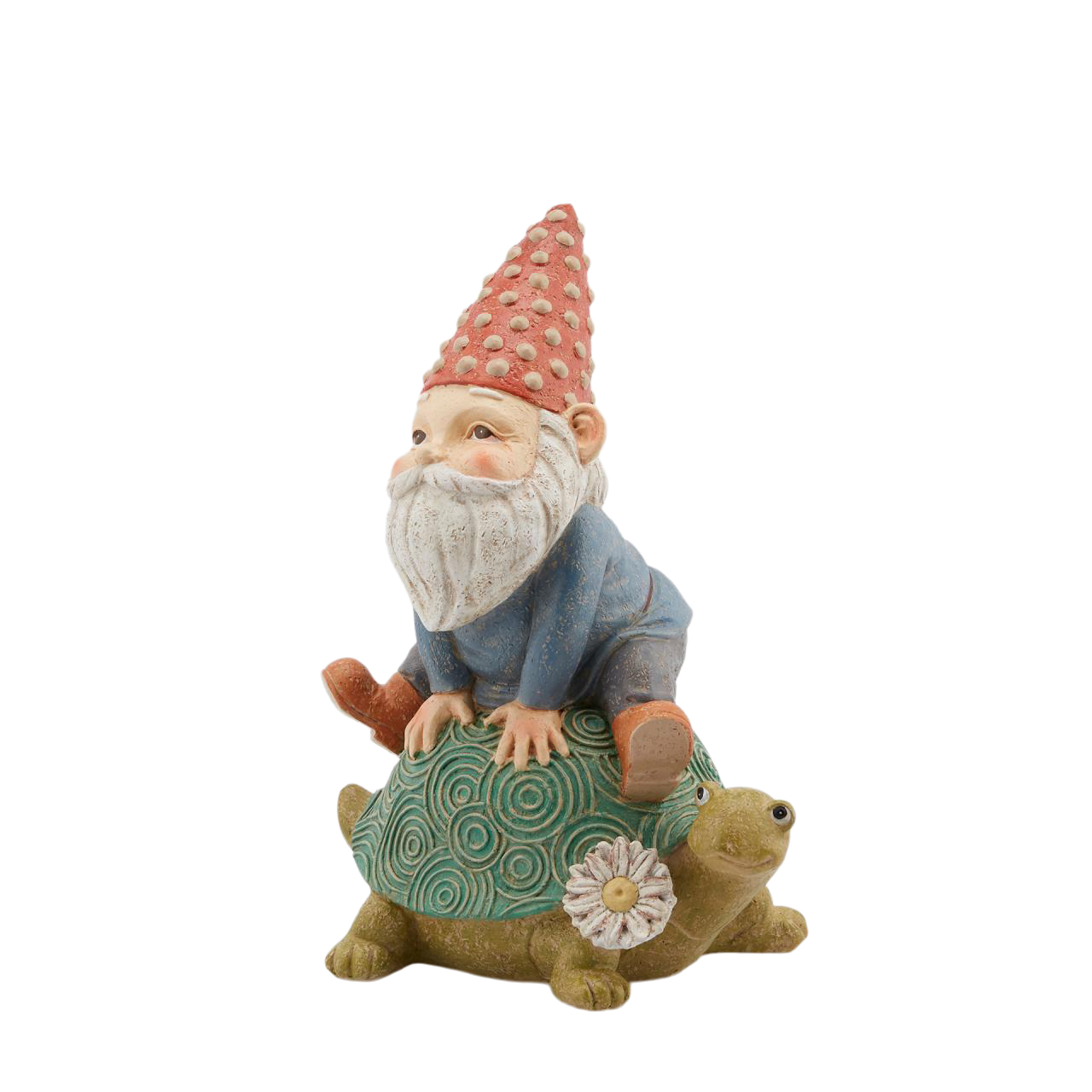 Figur Gartenzwerg mit Schiltkröte H: 31 cm Edg