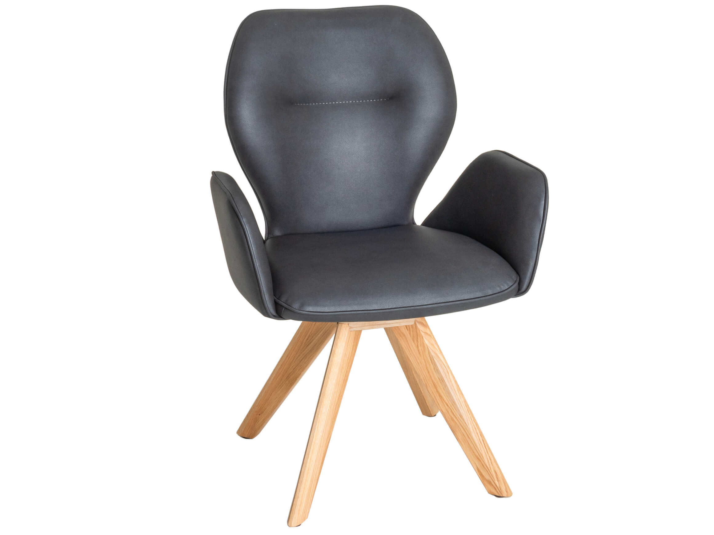 Carmen wild oak swivel chair Niehoff