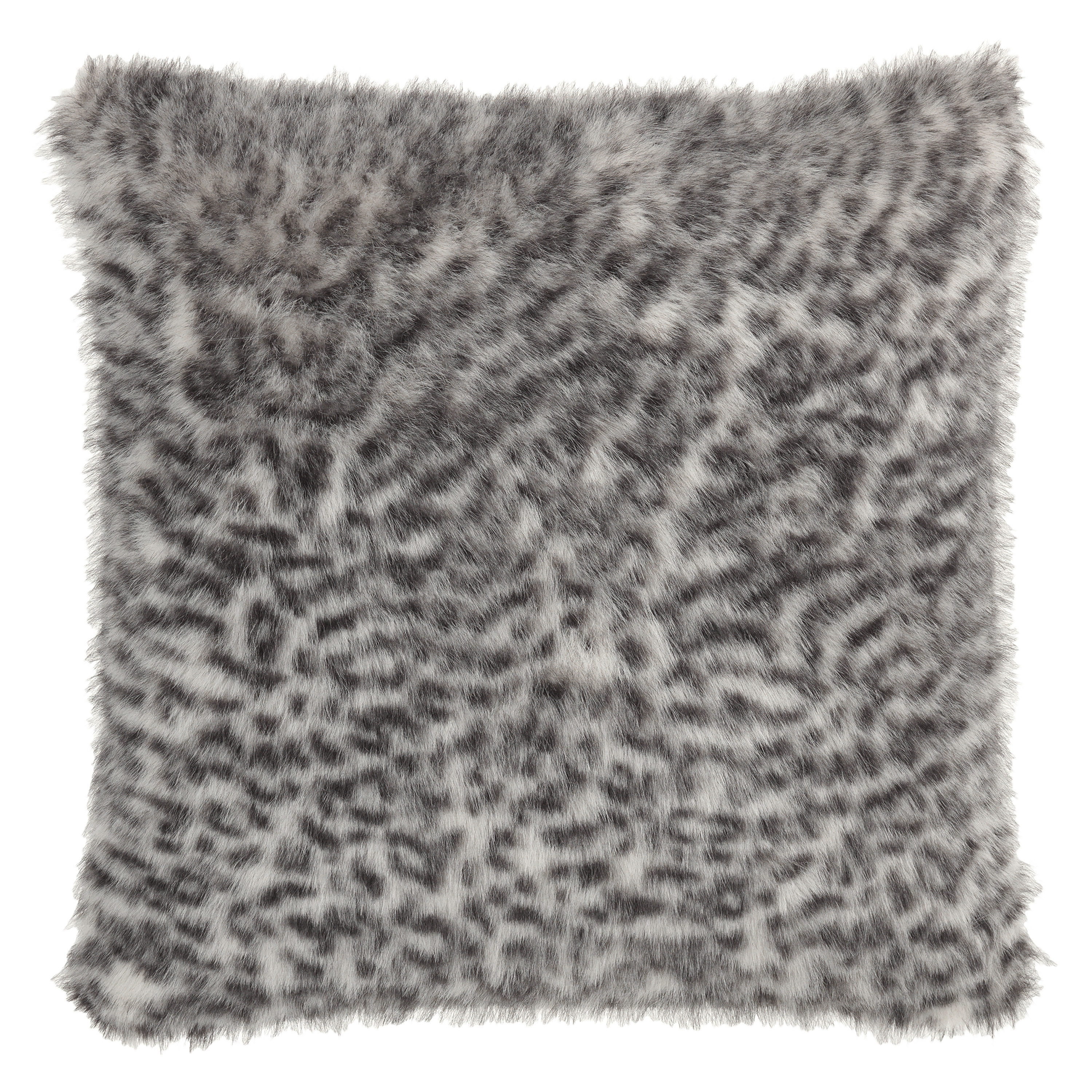 Stoeckel & Grimmler Zierkissenhülle Snow Leo, Grau-Weiss  B: 50 cm Mehrfarbig | Schubiger Möbel