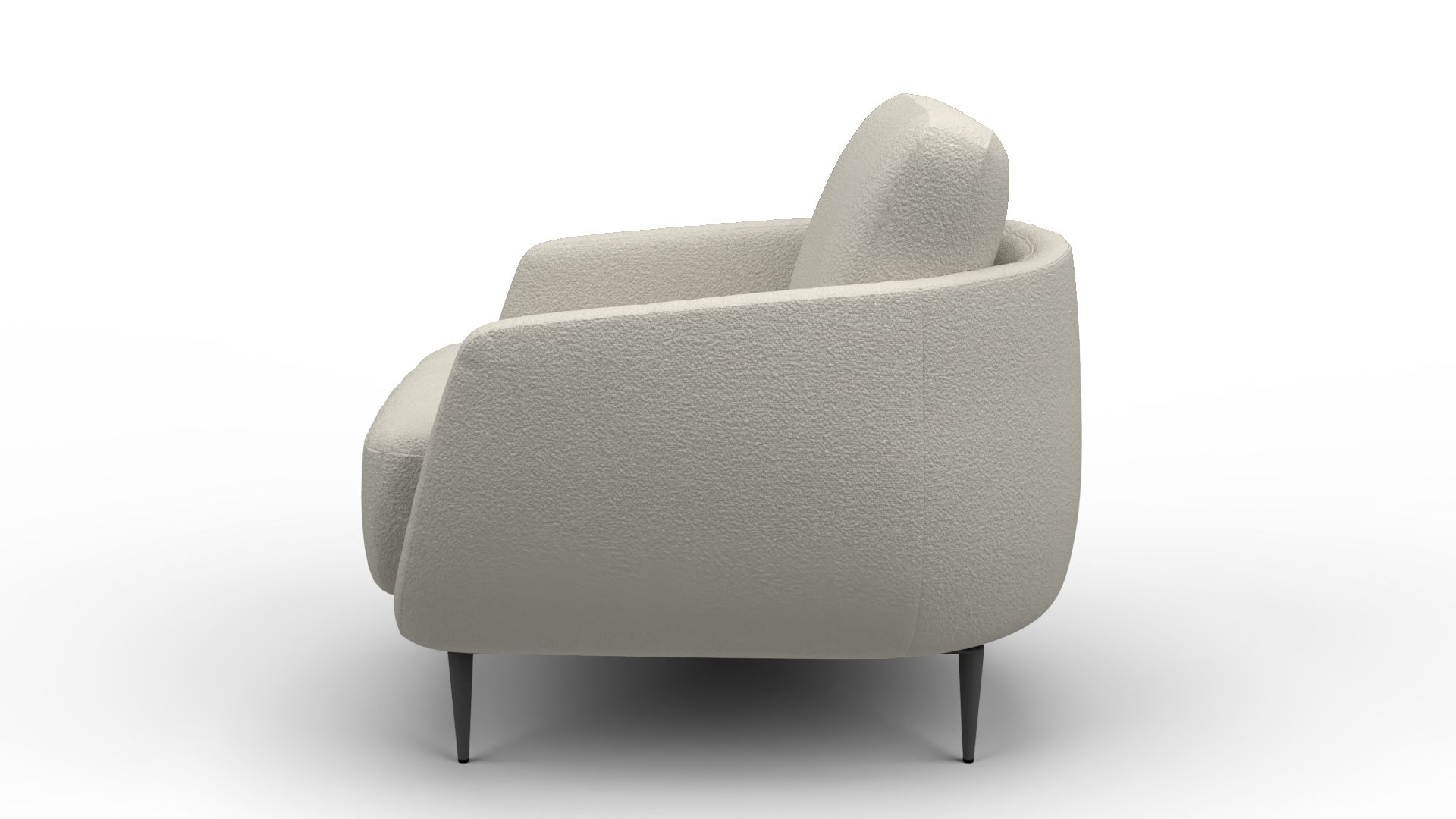 Sessel Pluto (a) UrbanDesign / Farbe: White / Bezugsmaterial: Stoff