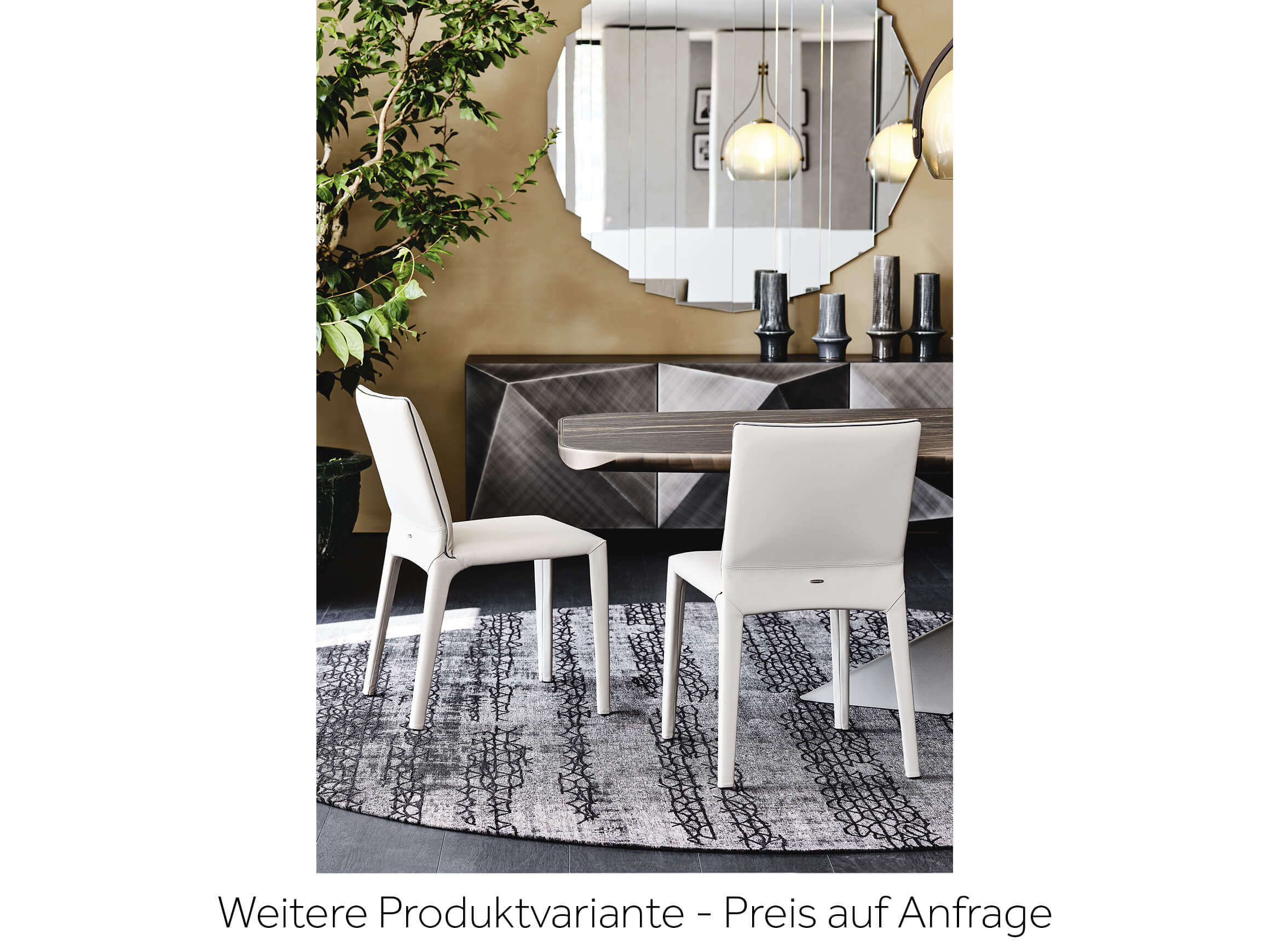 Stuhl Penelope Cattelan / Farbe: Taupe