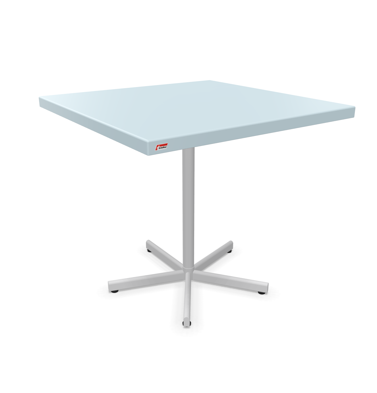 Schaffner Tisch Bodensee Quadratisch Blau | Schubiger Möbel