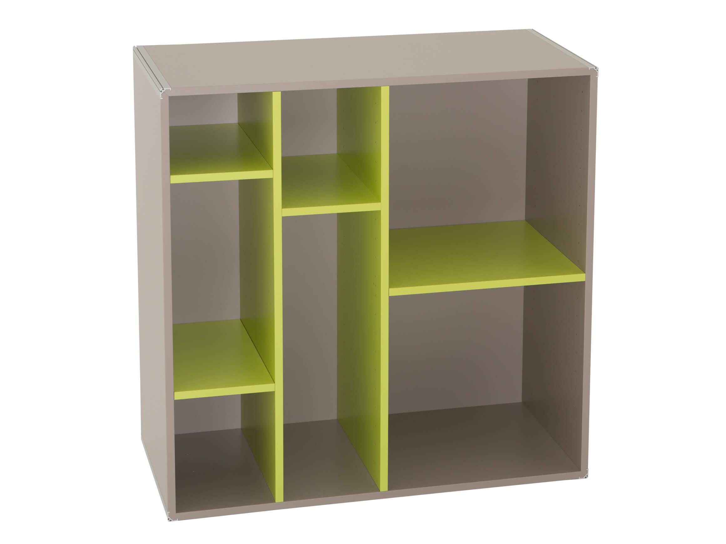 Regal Window-Box, Kunstharz Havanna-Limette, b 70,4 cm