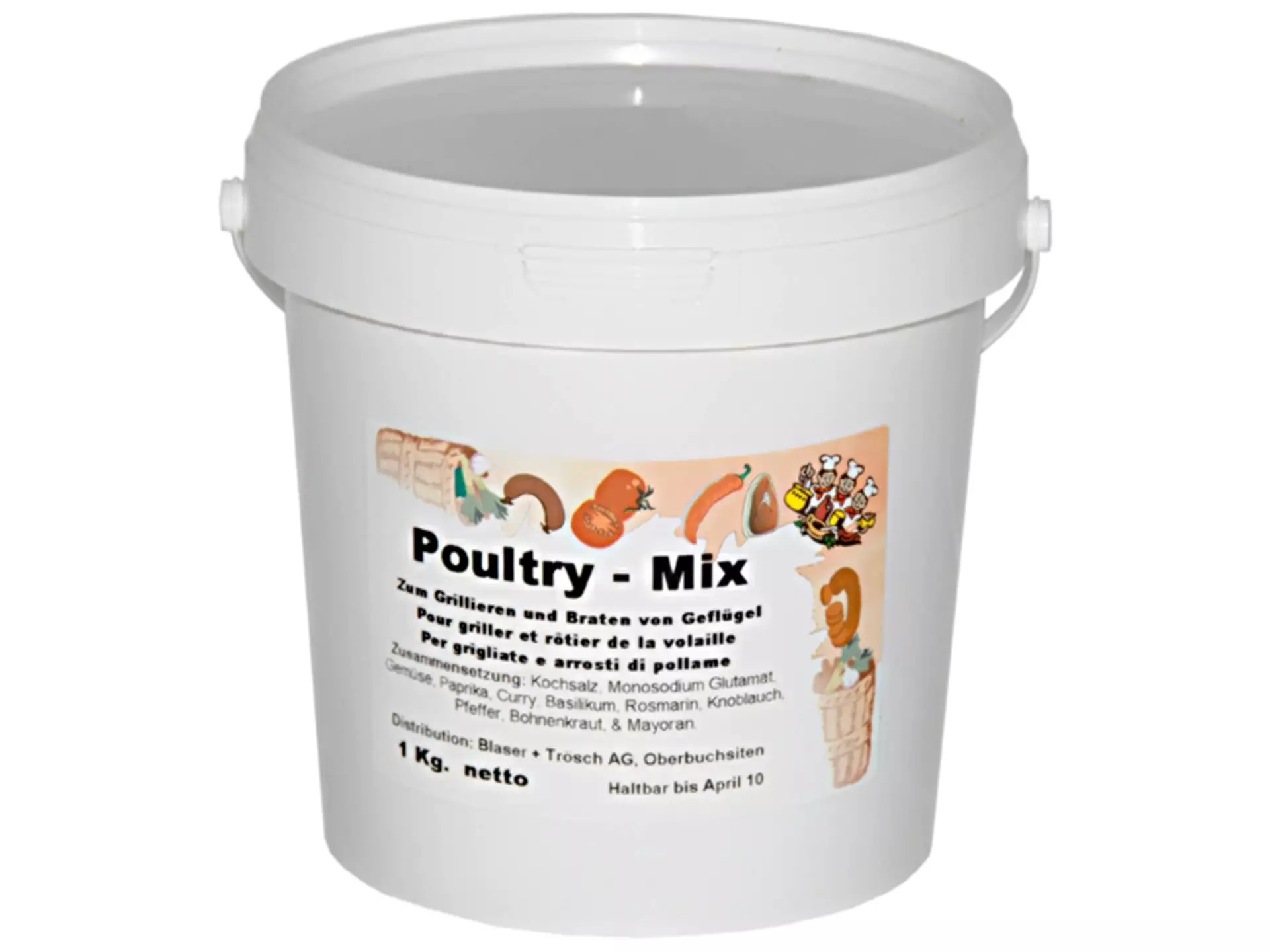Gewürzmischung Poultry-Mix Für Geflügel 1 kg Blaser und Trösch