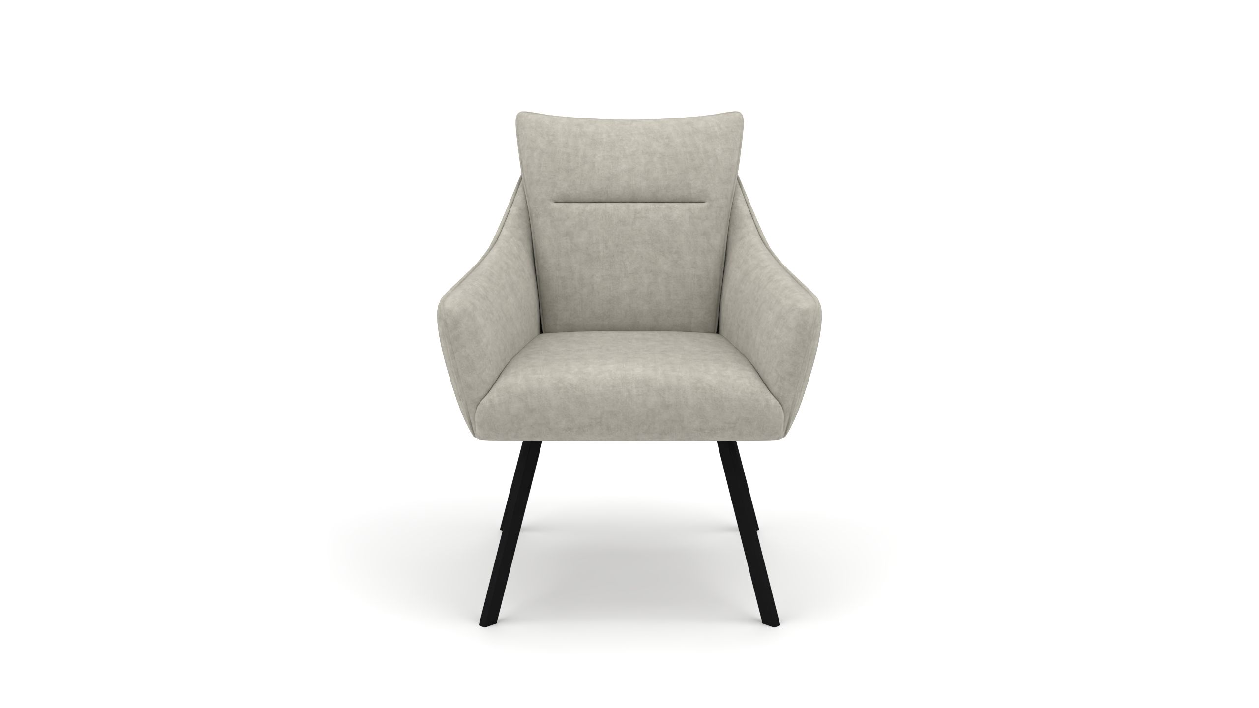 Stuhl Pegasus b - UrbanDesign / Farbe: Austernpilz / Bezugsmaterial: Stoff