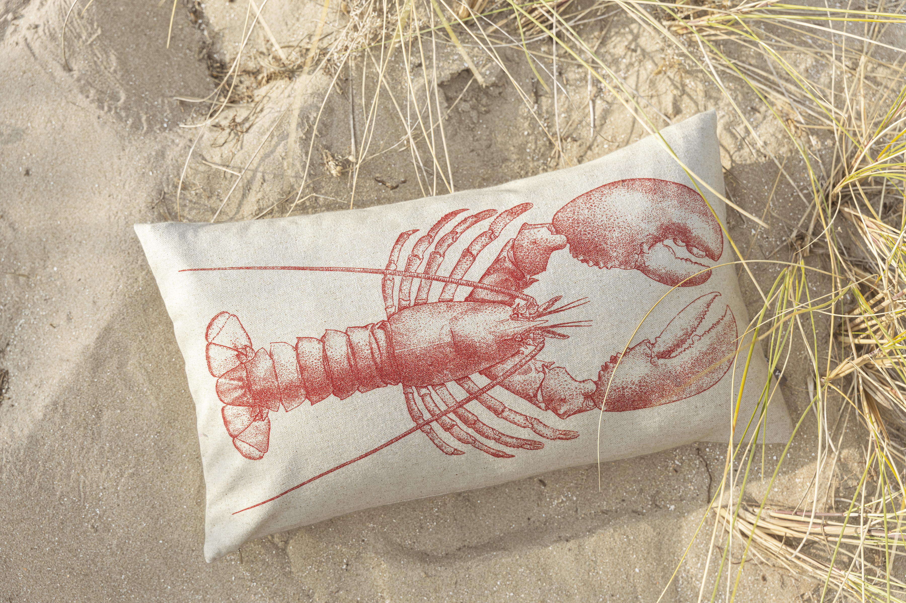 Kissenhülle Sea Breeze Lobster 30x50 cm Magma"