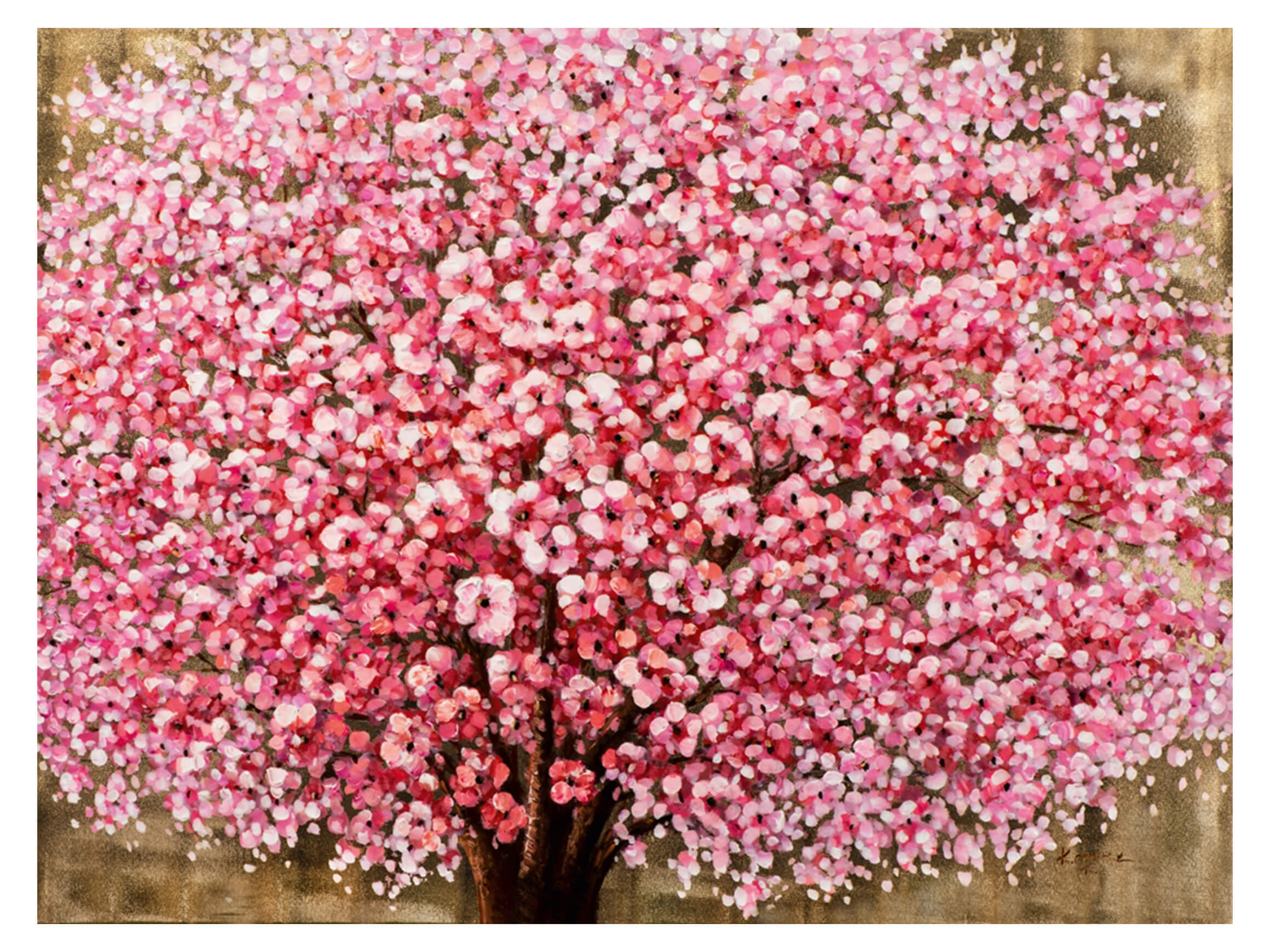 image LAND Bild Blühender Baum mit Hochglanz 2  | Schubiger Möbel