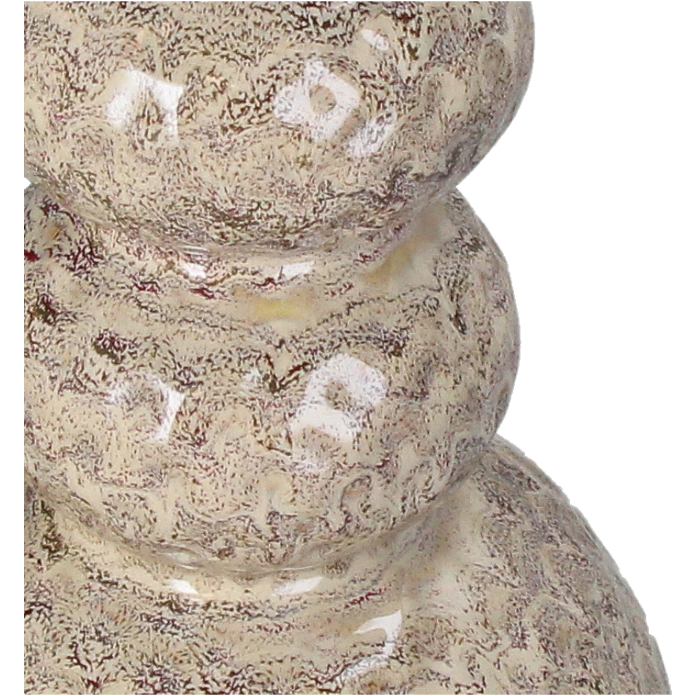 Vase Keramik, Sand H: 41 cm Kersten