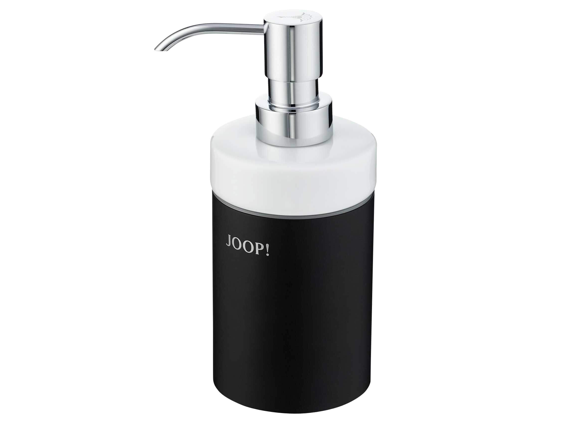 Joop Seifenspender Joop! Chromeline Black H: 19 cm Grau | Schubiger Möbel