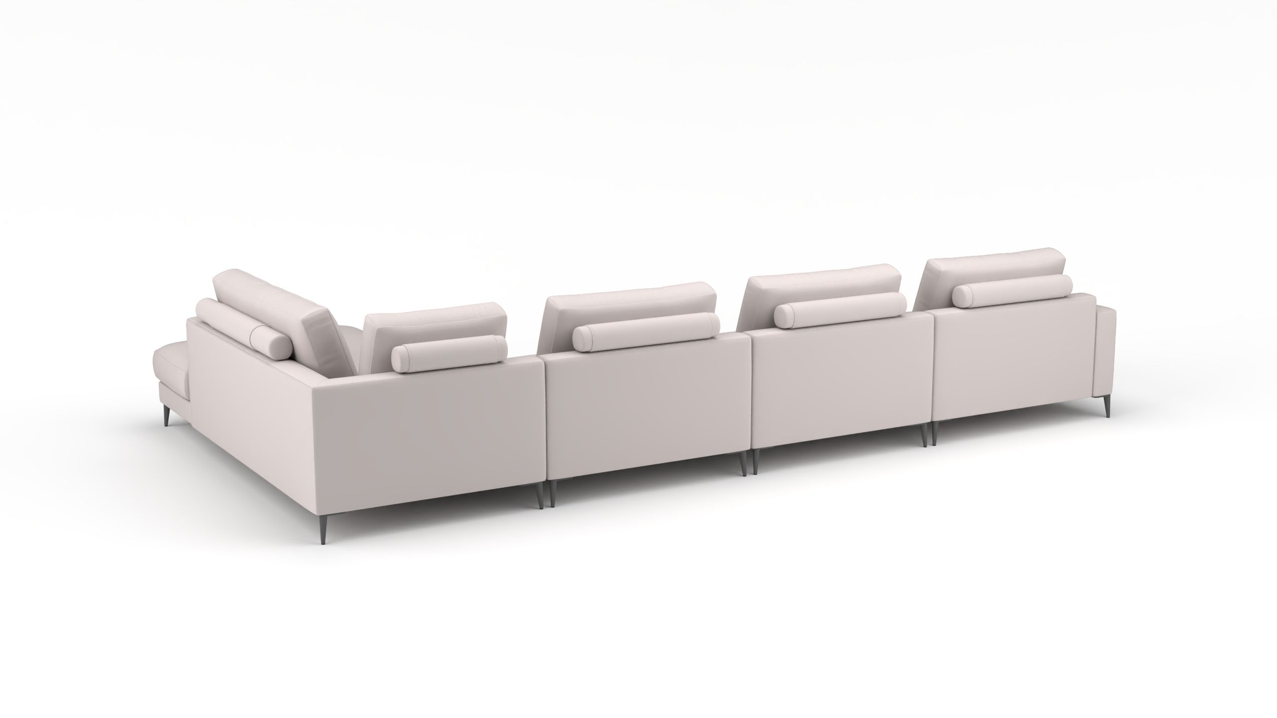 Ecksofa Mercury Rechts Gross UrbanDesign / Grösse: 421 x 223 cm