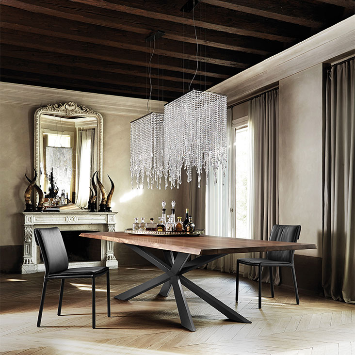 Esstisch Spyder Eiche Cattelan / Farbe: Eiche
