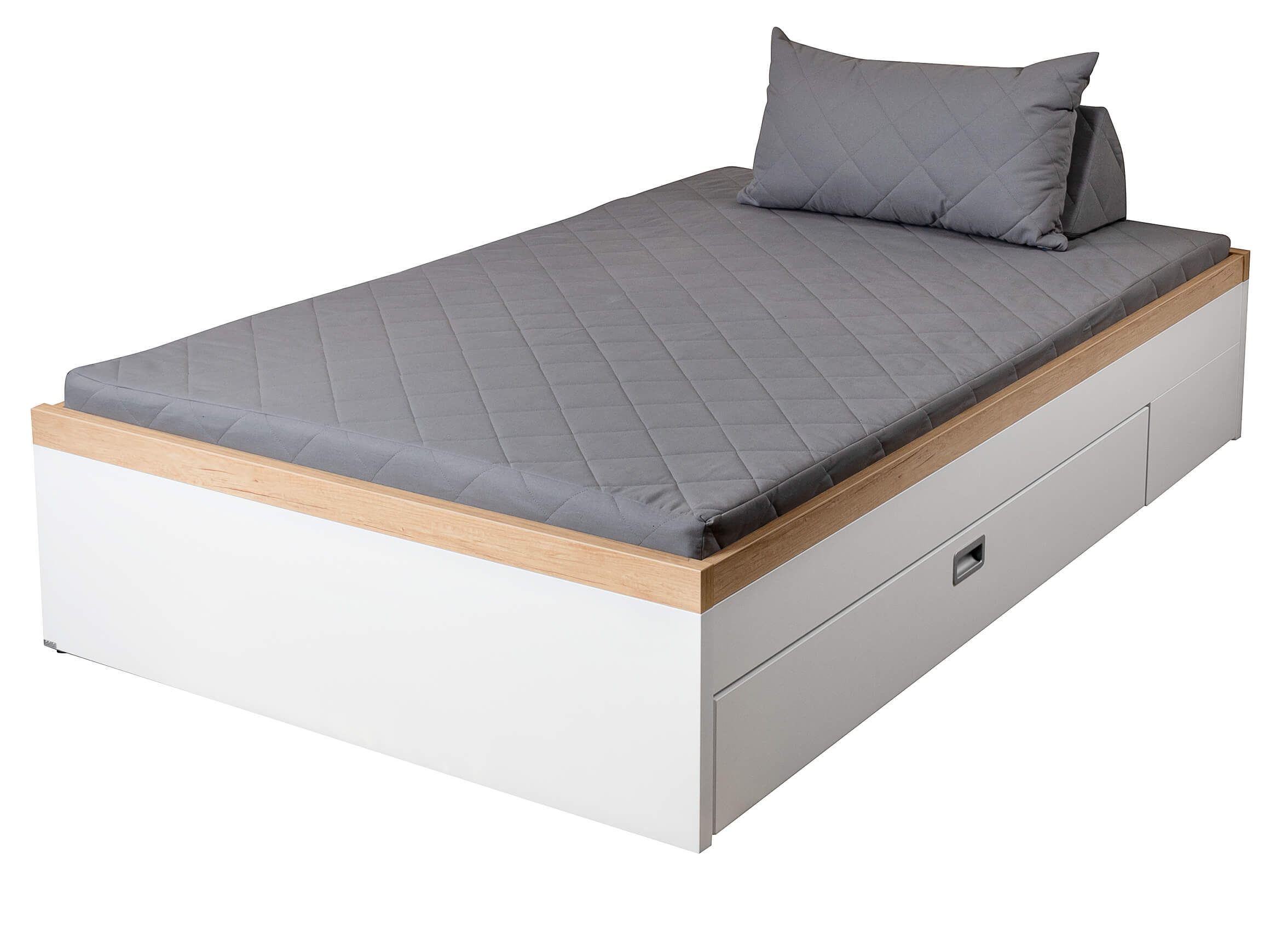 “Oscar” study bed by Paidi / Colour: White / Dimensions: 126 x 206 cm