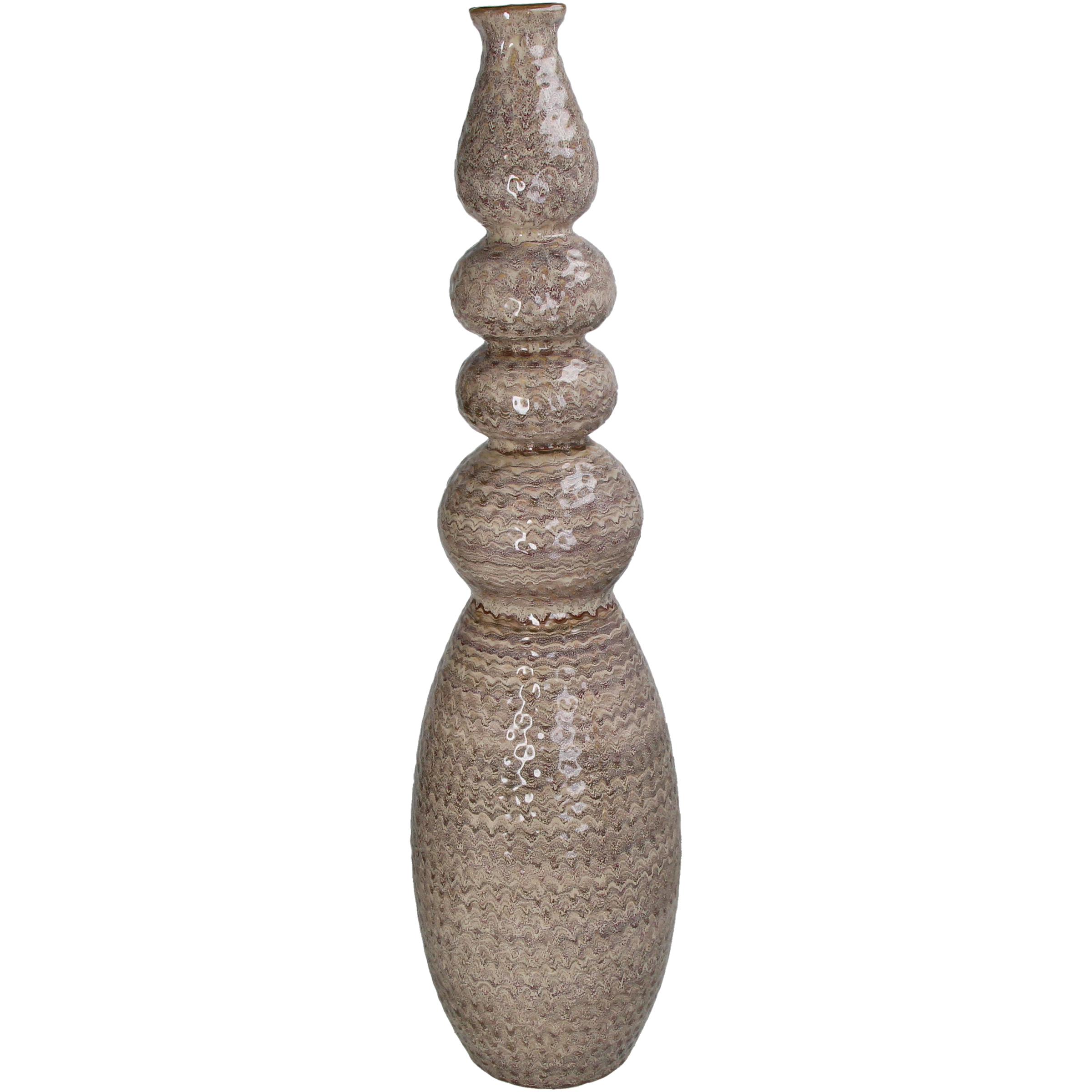 Vase Keramik, Sand H: 72 cm Kersten