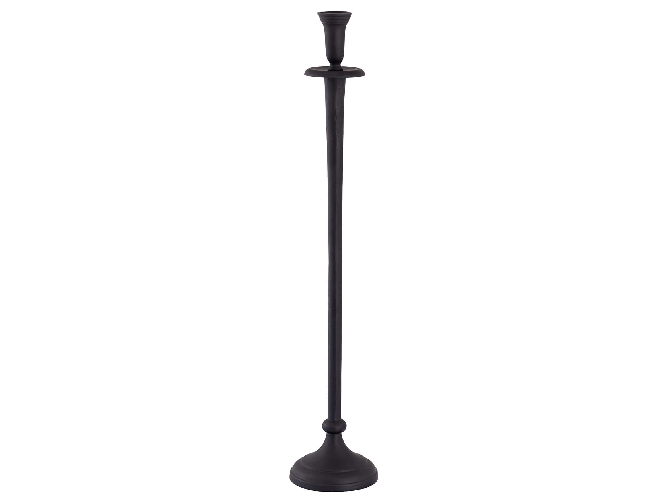 Decofinder Kerzenständer Aluminium Schwarz H: 67 cm  | Schubiger Möbel