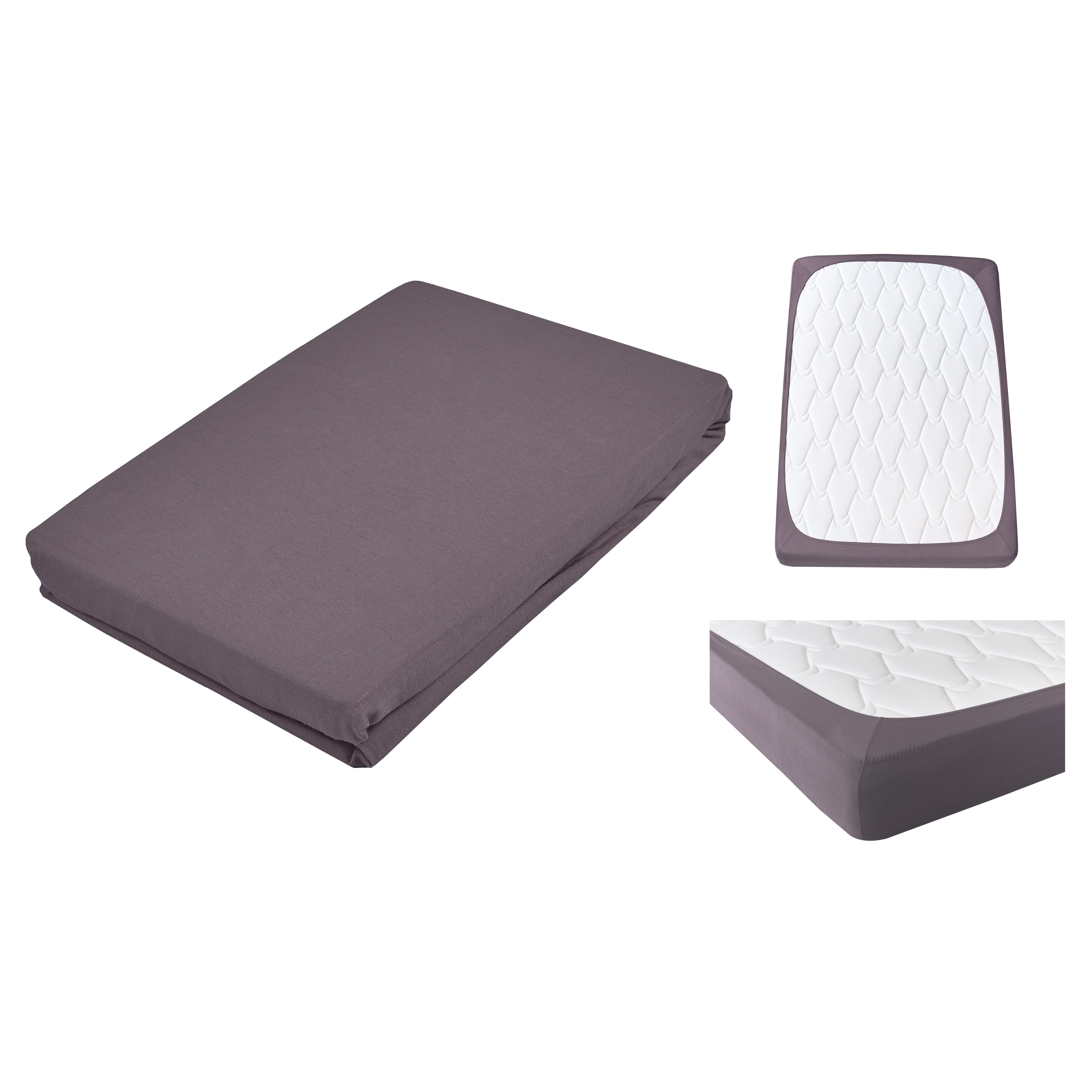 Fixleintuch Jersey Graphit Kremer Leon AG / Grösse: 200 x 30 cm