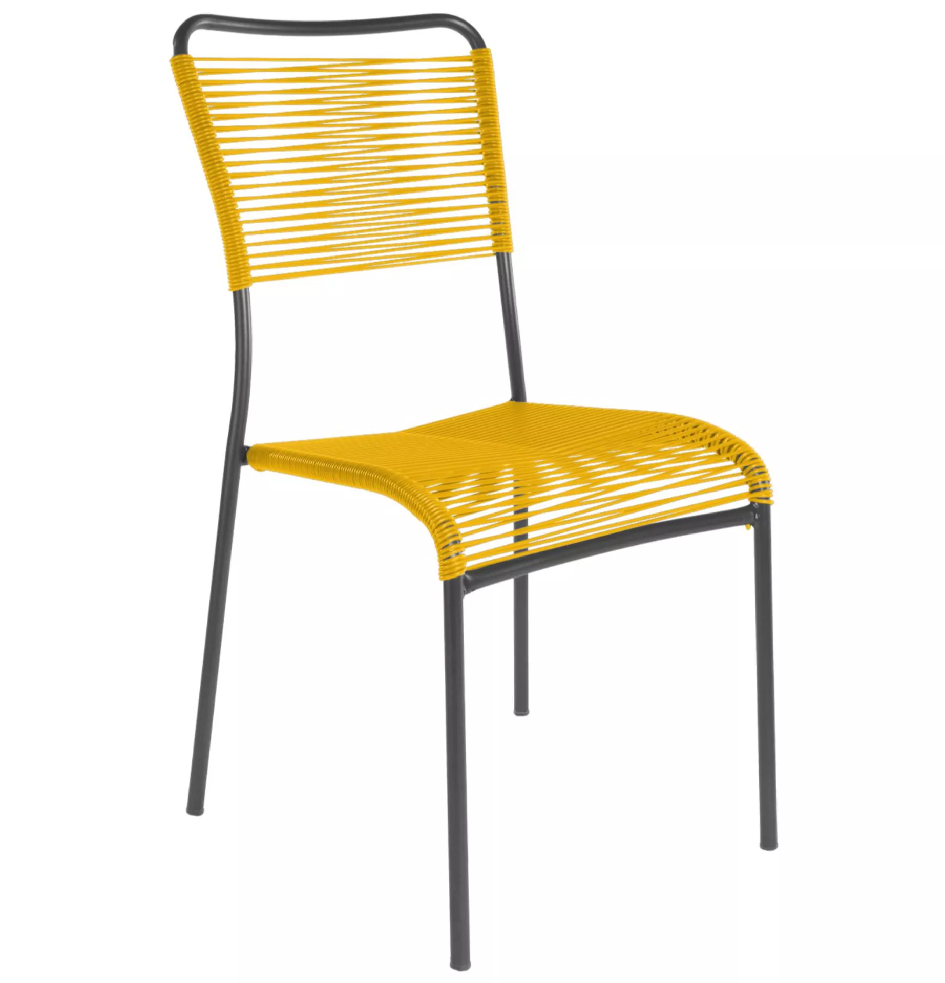 Spaghetti-Stuhl Mendrisio Schaffner / Farbe: Gelb