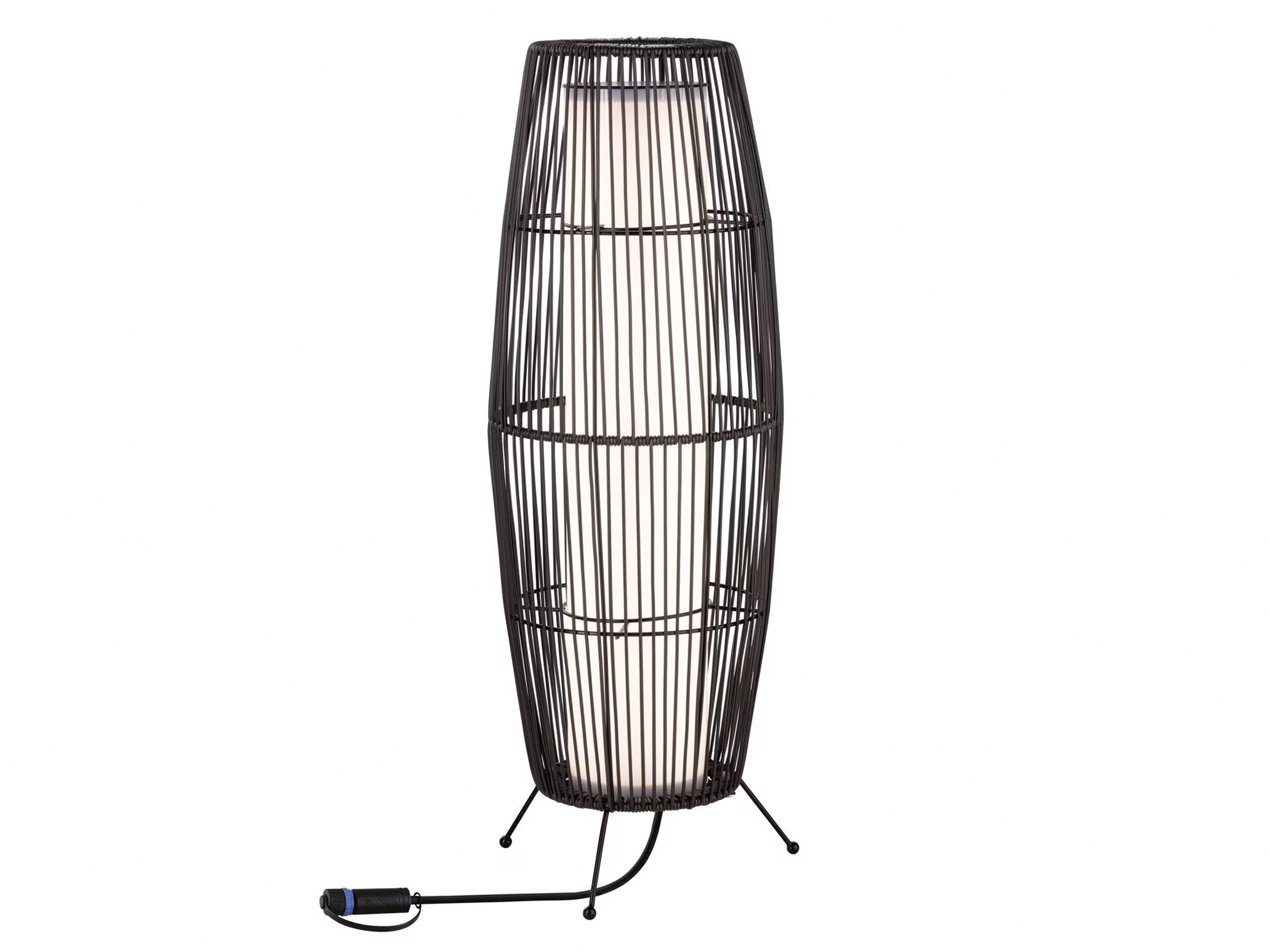Windlicht - LED Plug & Shine Basket 60 cm, Anthrazit Alltron