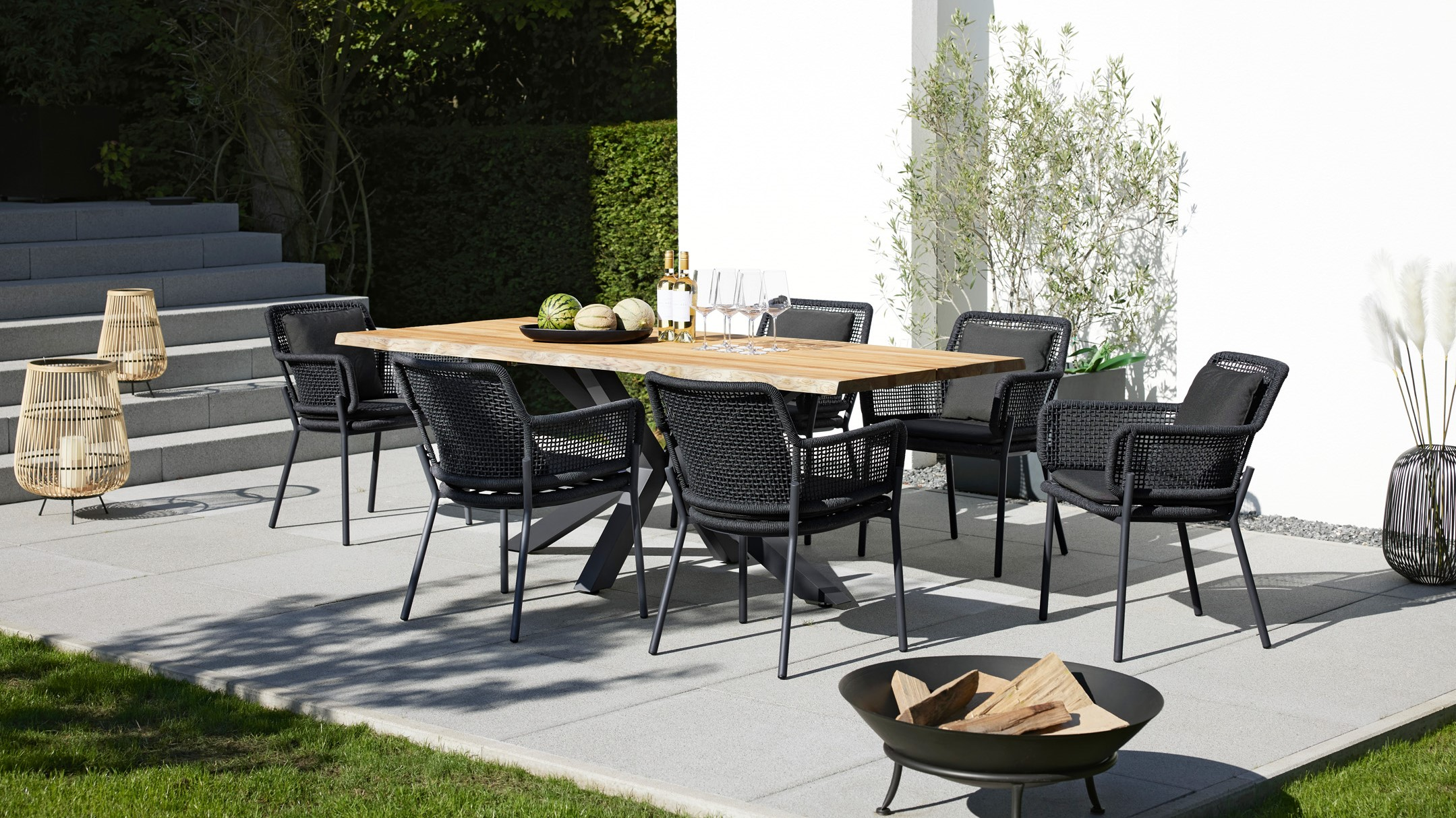 Gartenstuhl Boris Niehoff / Farbe: Anthrazit