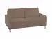 Sofa Interims Basic B: 164 cm Candy / Farbe: Elephant / Material: Leder Basic
