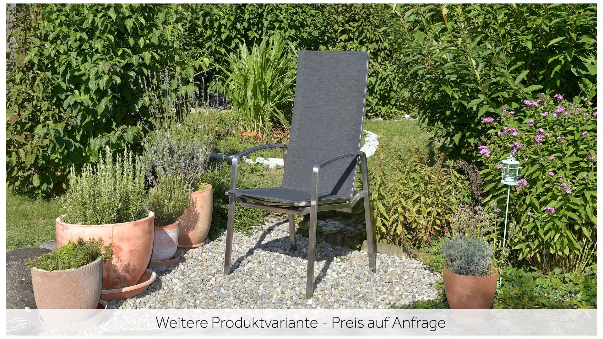 Gartenstuhl Trond Taupe Sit / Farbe: Taupe / Bezugsmaterial: Textilen