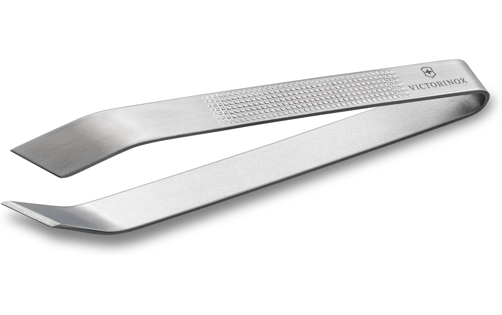 Victorinox Alltron Stainless Steel Herringbone Kitchen Tongs, 12 cm, Grey / Colour: Grey