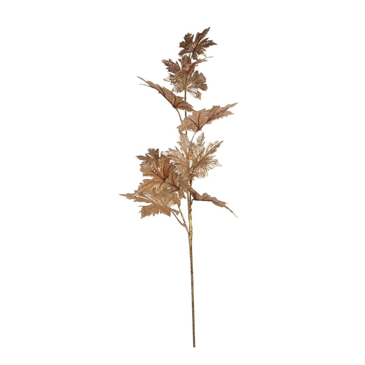 Kunstblumen Ahornblattzweig, Gold, H:97 cm Decofinder