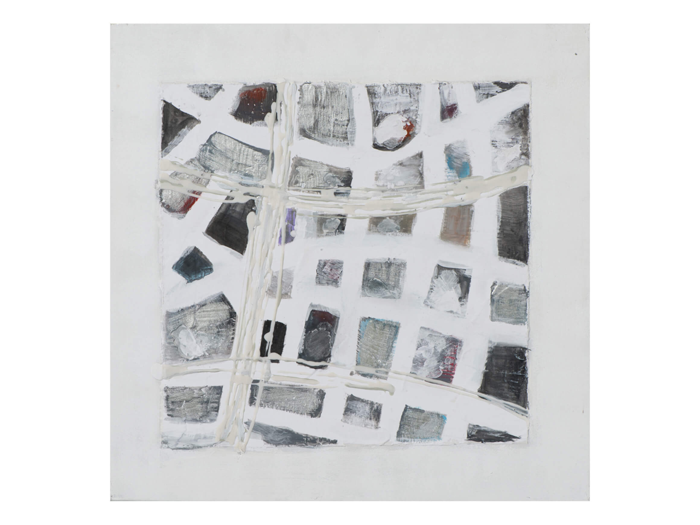 Bild City Map Abstrakt 40 x 40 cm image LAND