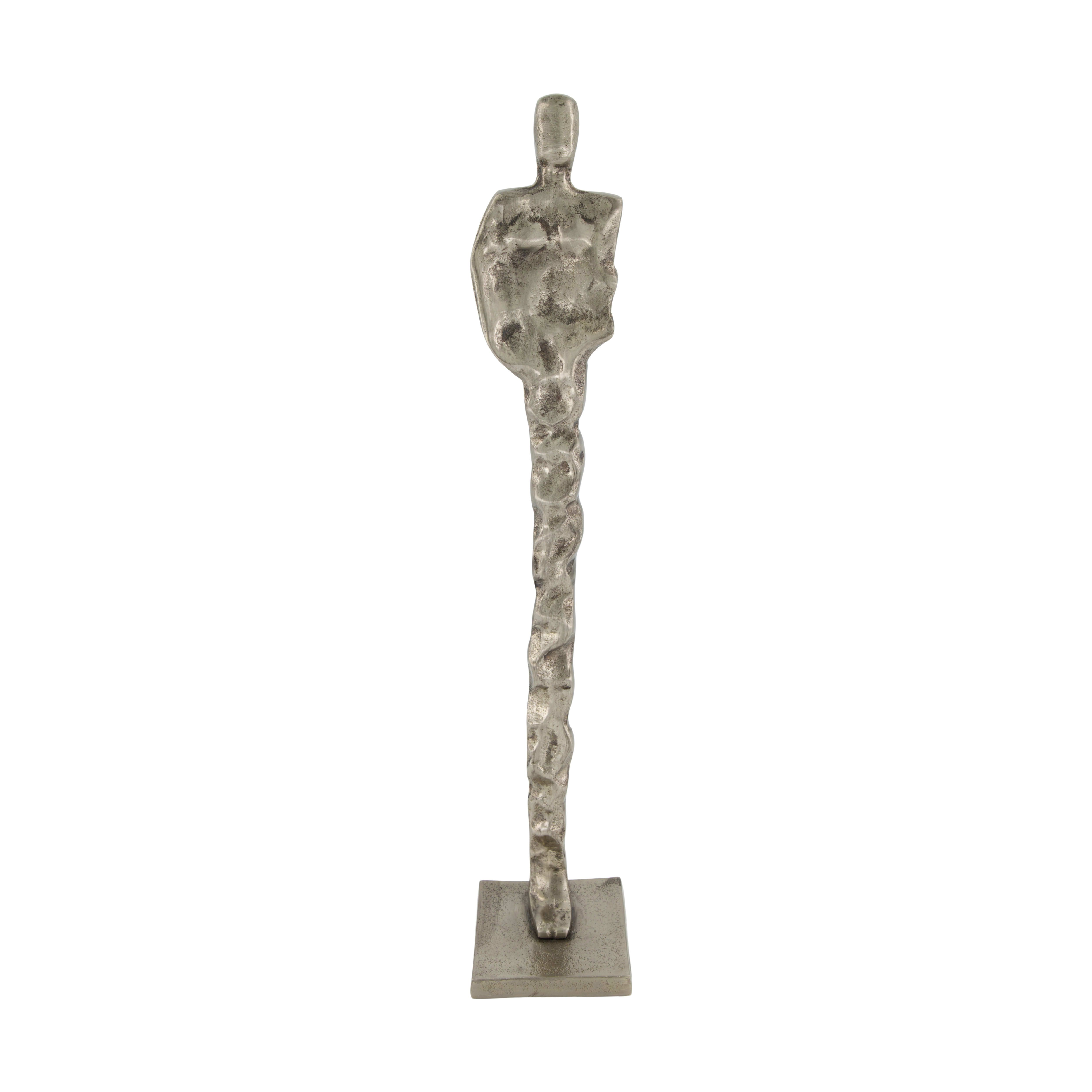 Decofinder Figur Statue, Silber  | Schubiger Möbel