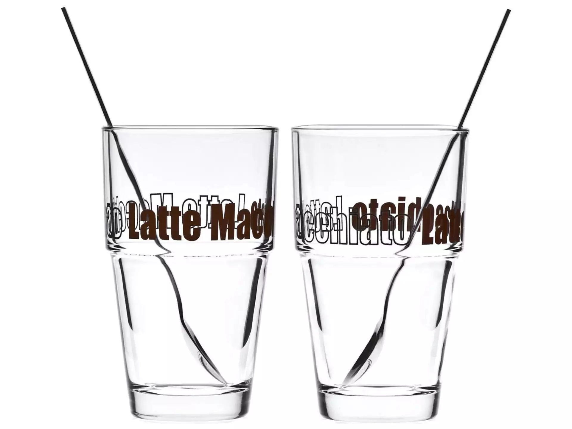 Kaffeeglas Latte Macchiato-Glas 3.7 Dl, 2 Stück, Transparent Alltron