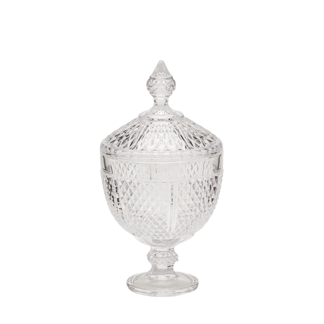 Bonboniere Auf Fuss Kristallglas H: 29 cm Edg