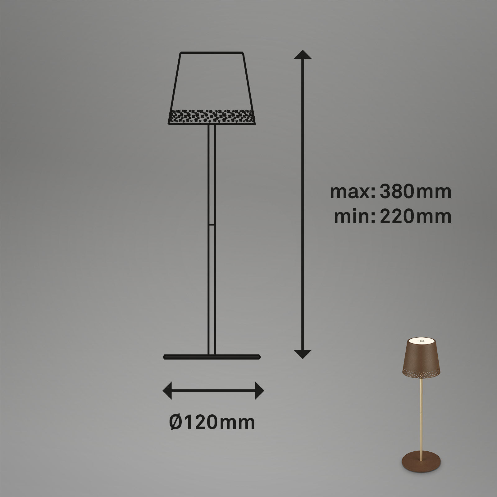 Tischlampe Forli Ribaglob