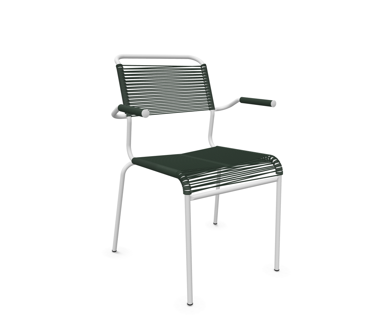 Spaghetti-Stuhl Säntis mit Armlehnen Schaffner / Grösse: 62 x 60