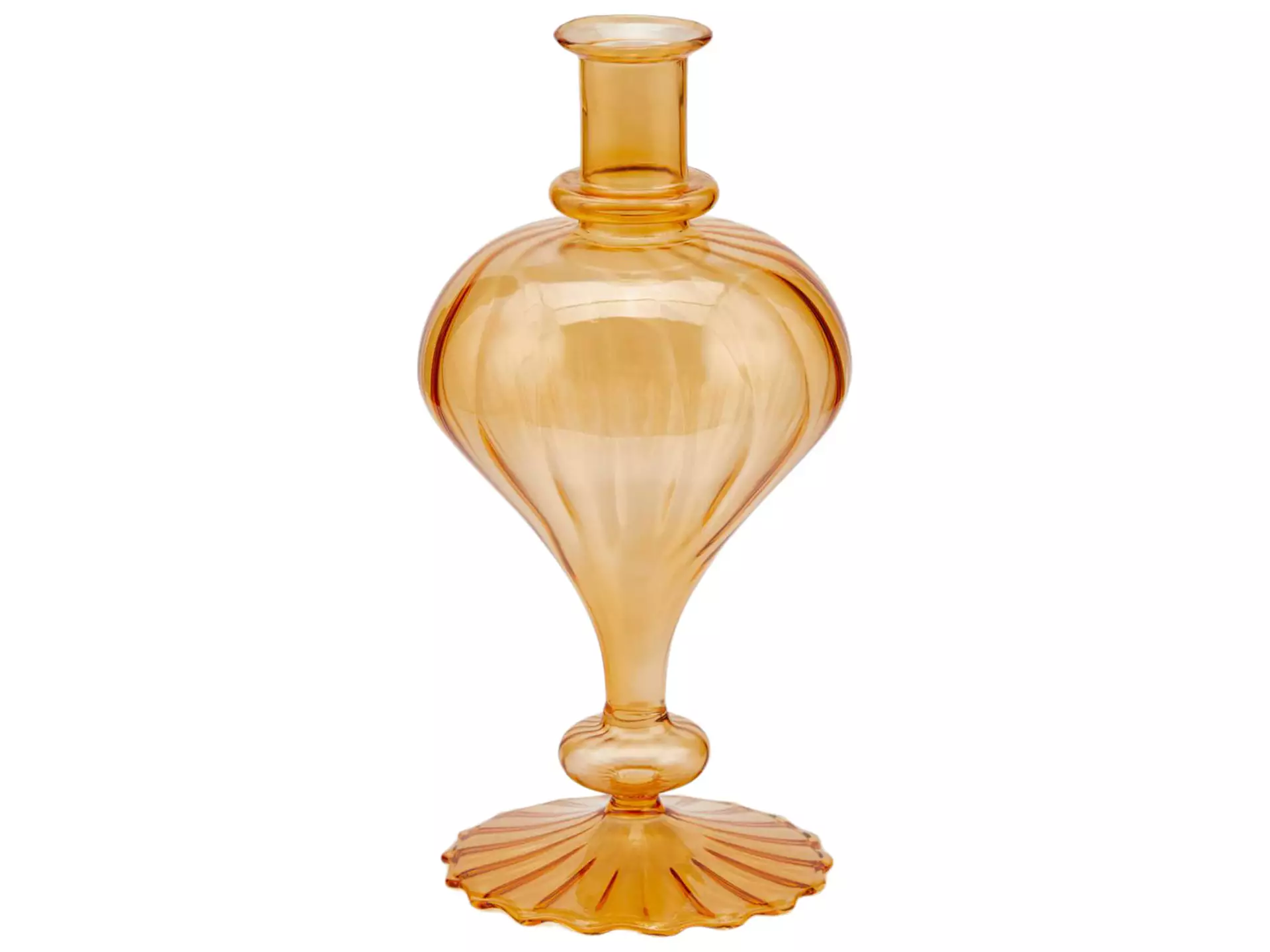 Vase Einzelblume Amber H: 30 cm Edg / Farbe: Amber