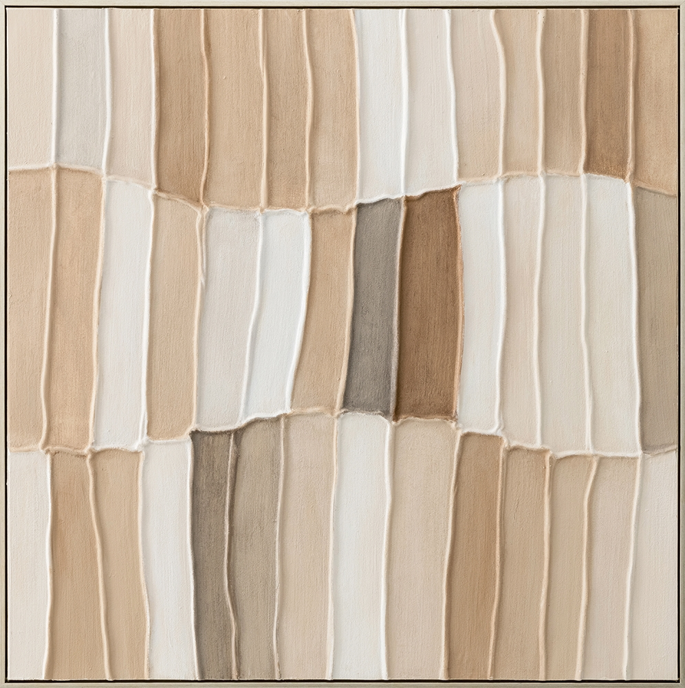 Gemälde-Wooden Patchwork-image LAND