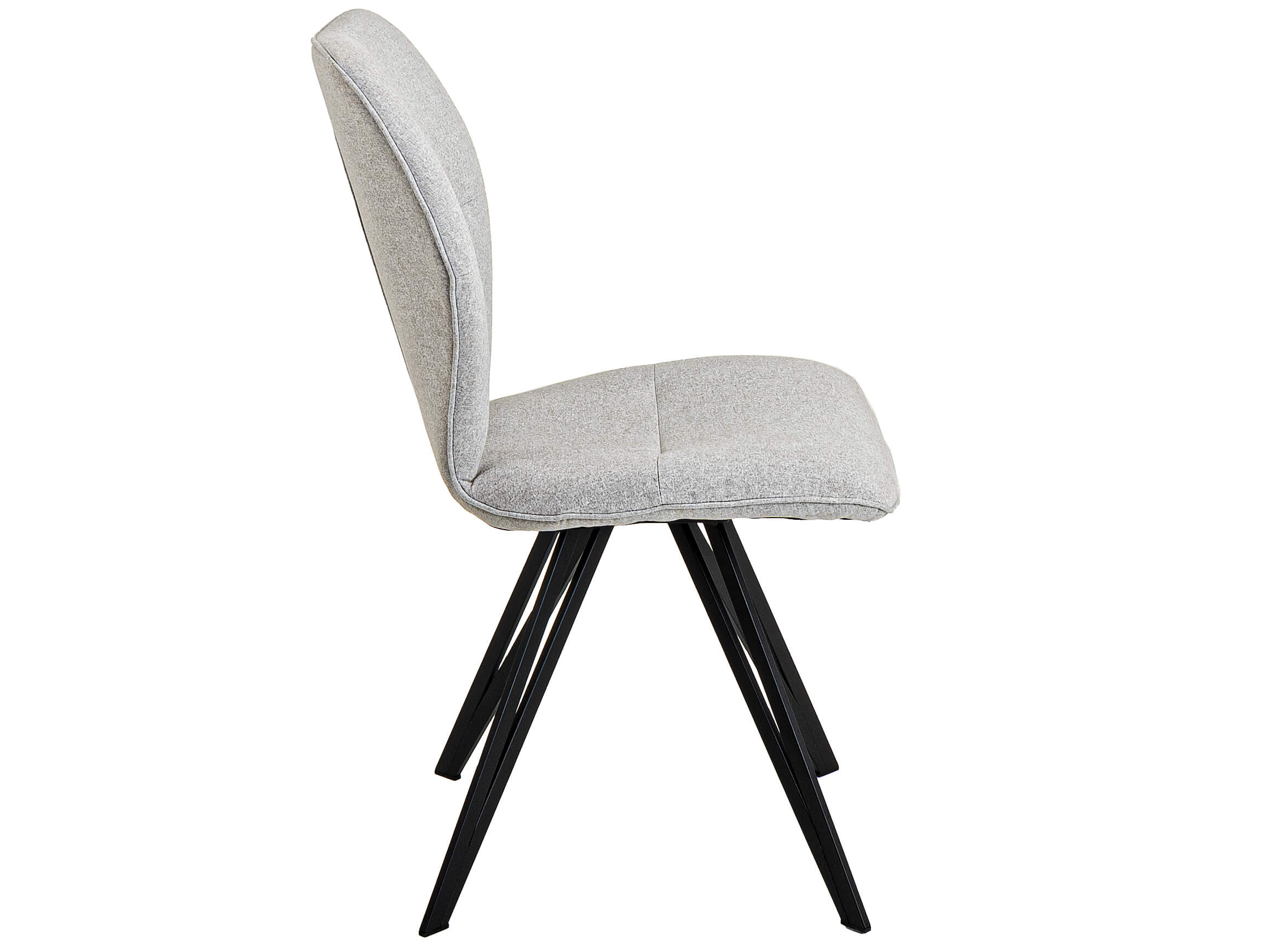 Stuhl Malvin Eisenstativ Niehoff / Farbe: Silber