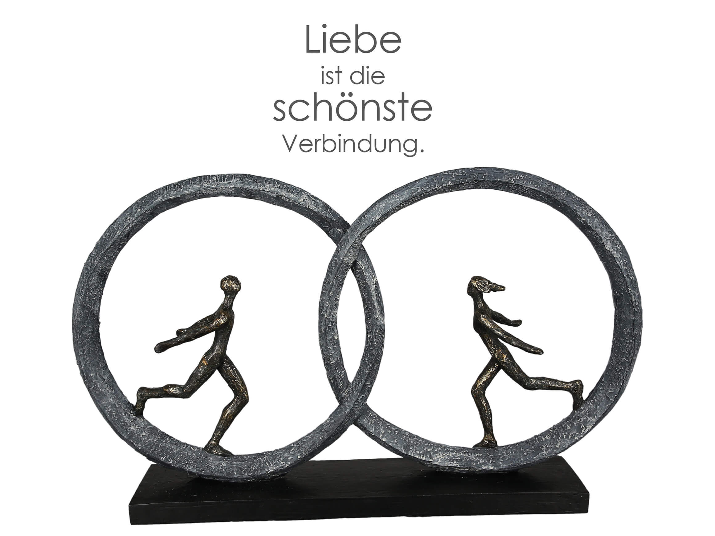 Gilde Skulptur Figur "So in Love"  H: 29 cm  | Schubiger Möbel