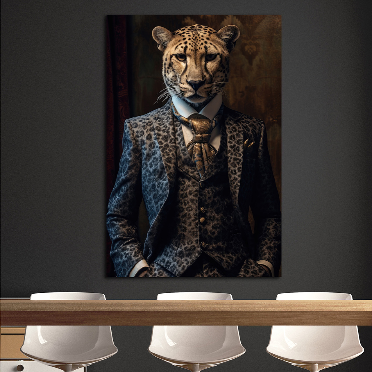 Canvas-Stylish Cheetah-image LAND