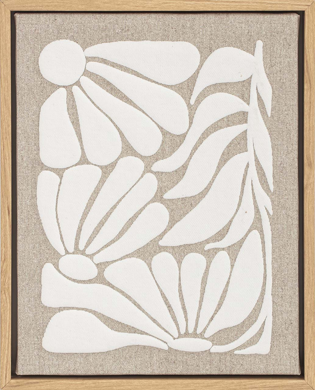 White Flower Nap wall art image LAND