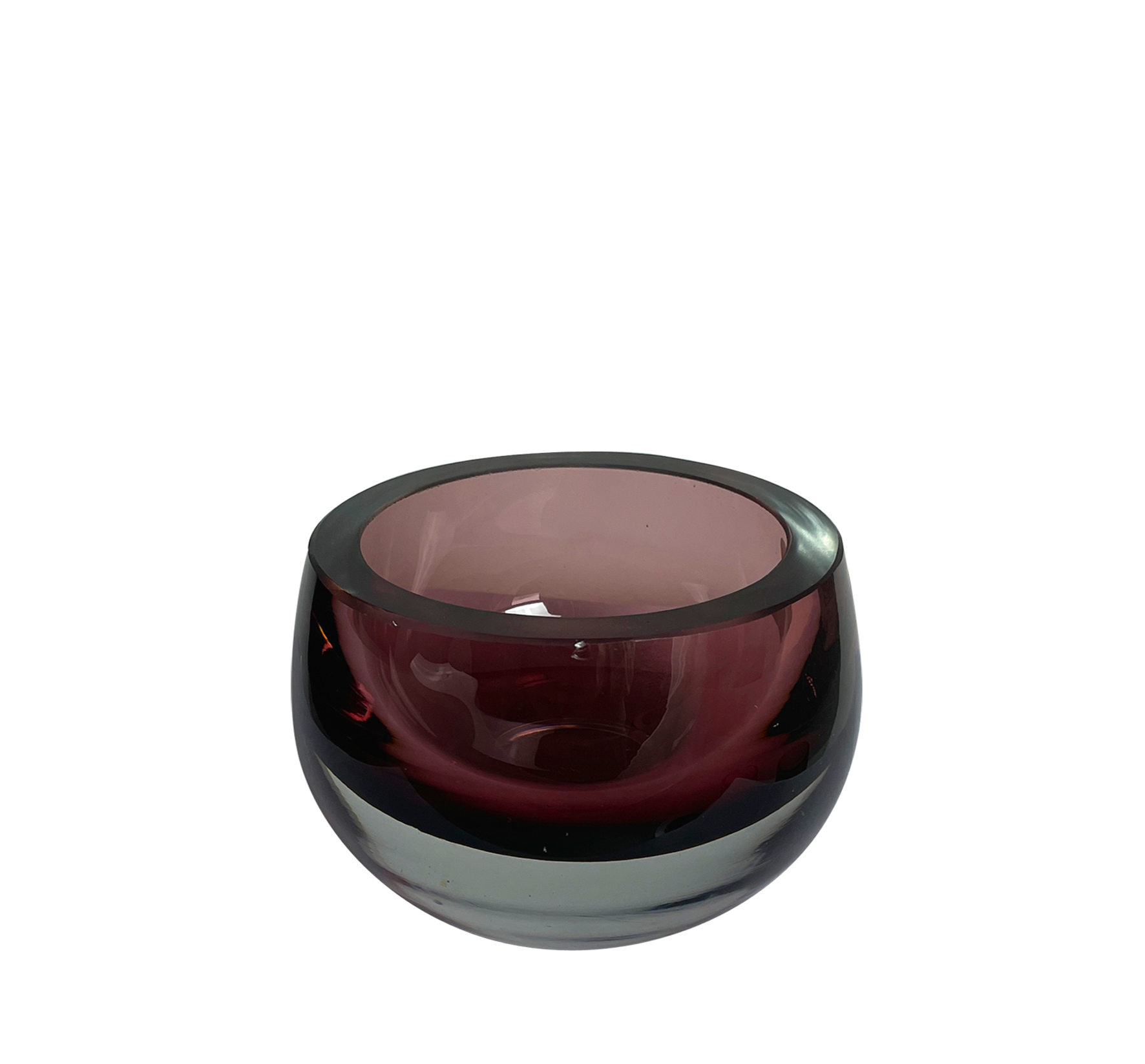 Windlicht Olson, Purple-Glänzend H: 7 cm Kaheku