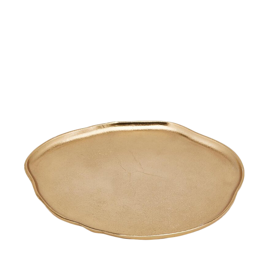 Teller Aluminium Gold D: 30 cm Edg