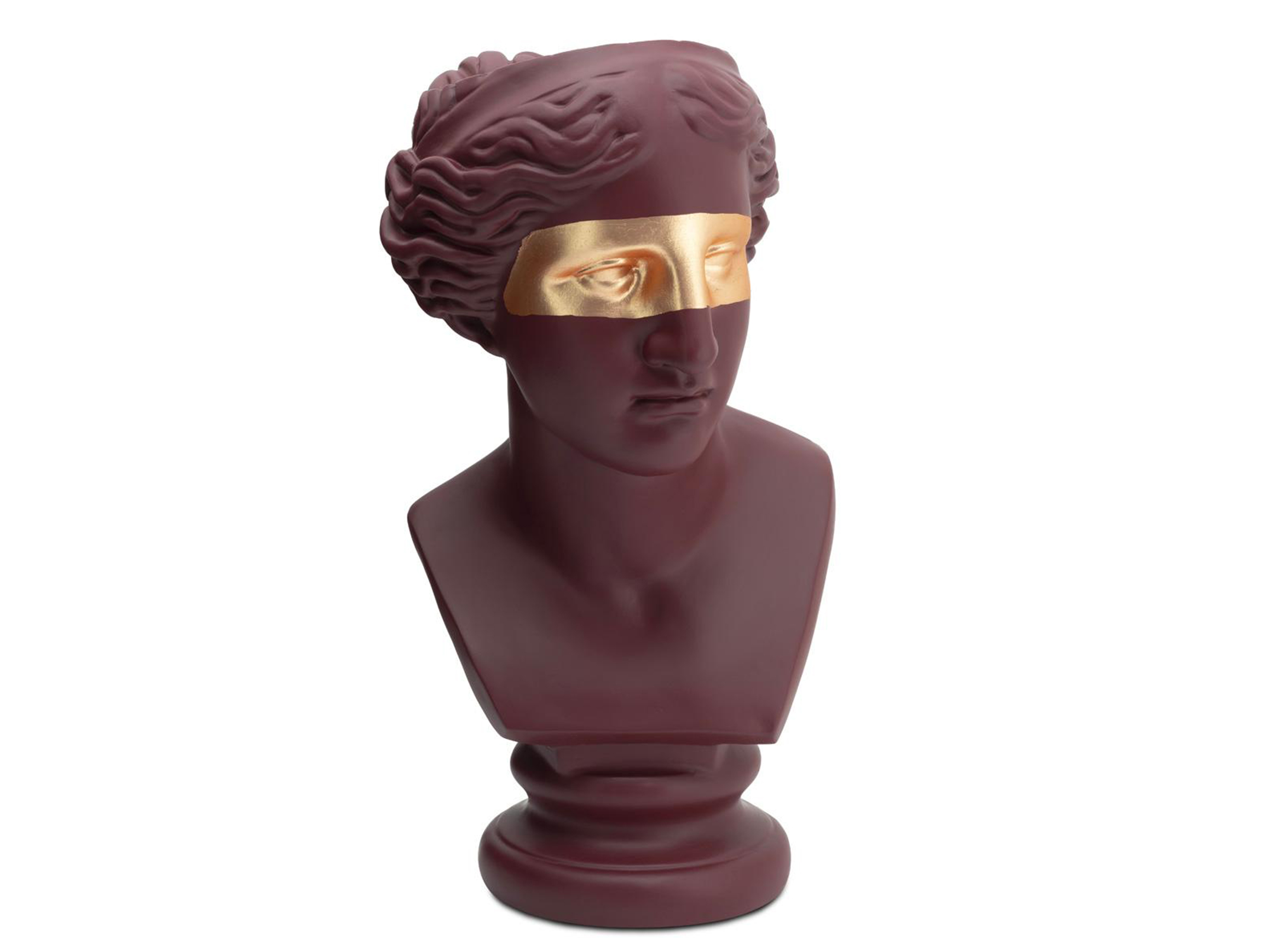 Abhika Figur Venus Bordeaux/gold H: 58 cm  | Schubiger Möbel
