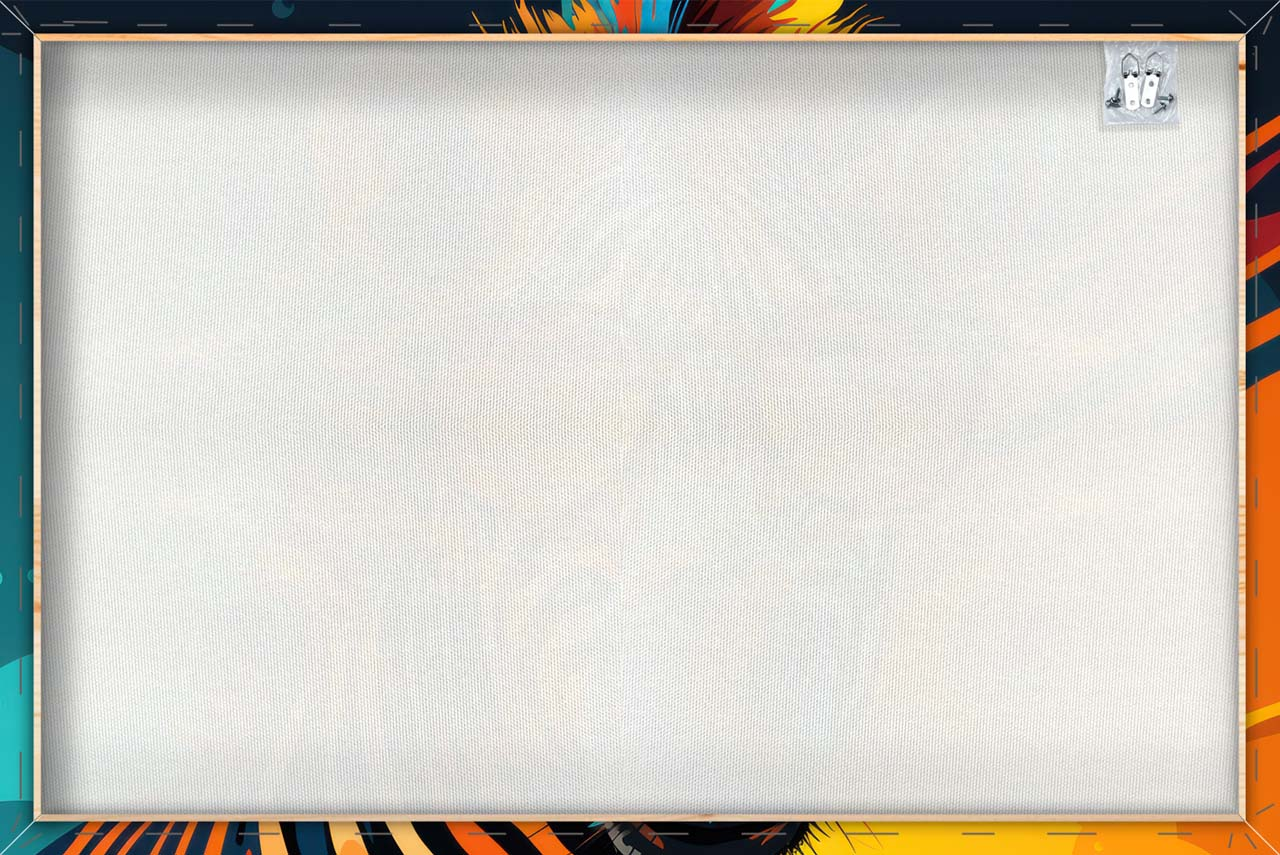 Canvas-Groovy Zebra Stripes-image LAND