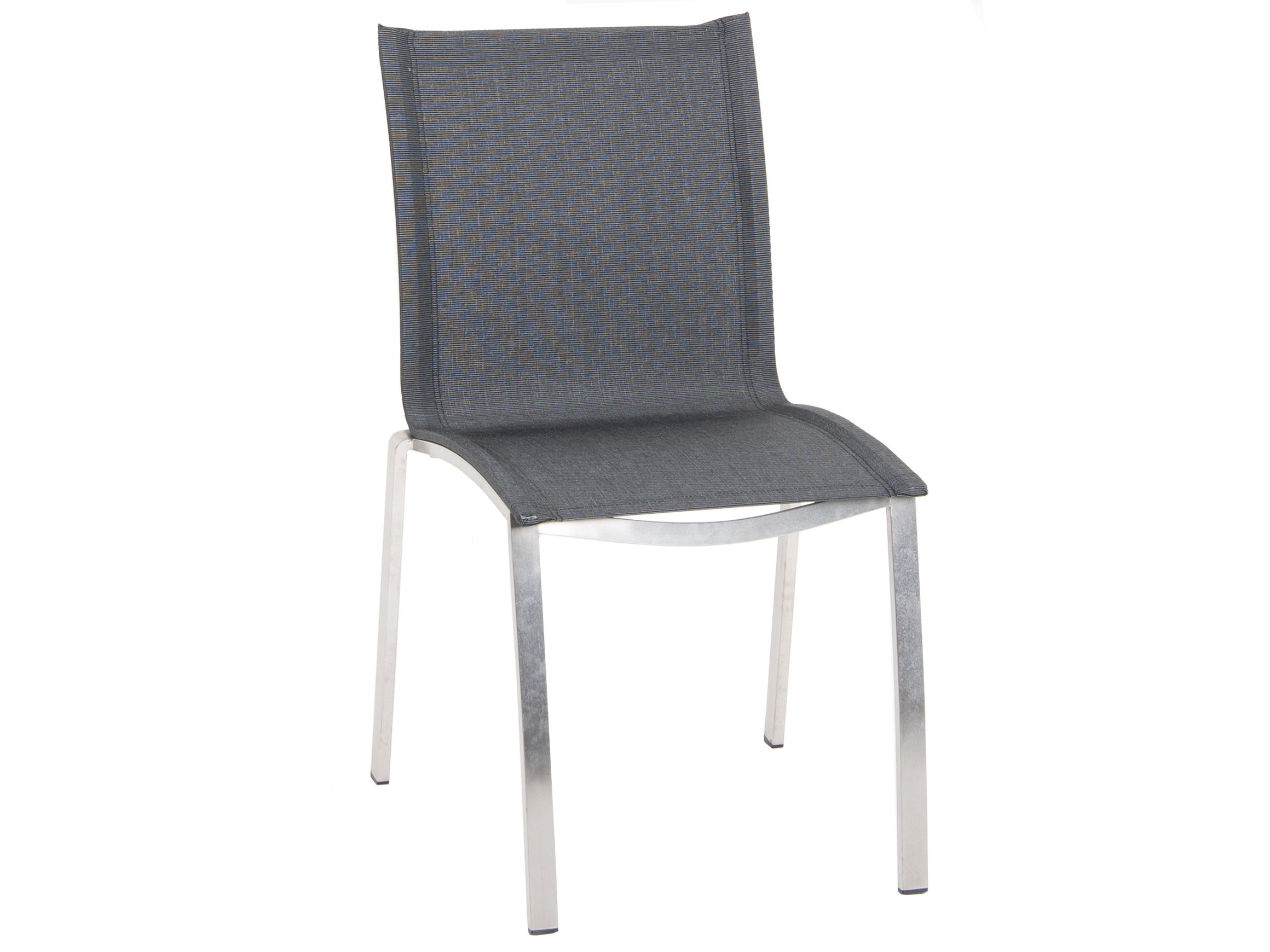 Chaise Sinu, Leisuretex, acier inoxydable, l 54,5 cm p 62 h 86 cm