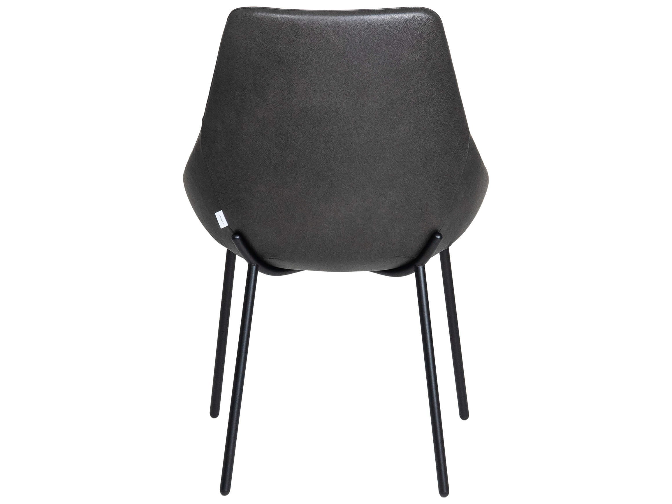 Stuhl Miriam Plantagie / Farbe: Grau Marron / Bezugsmaterial: Leder